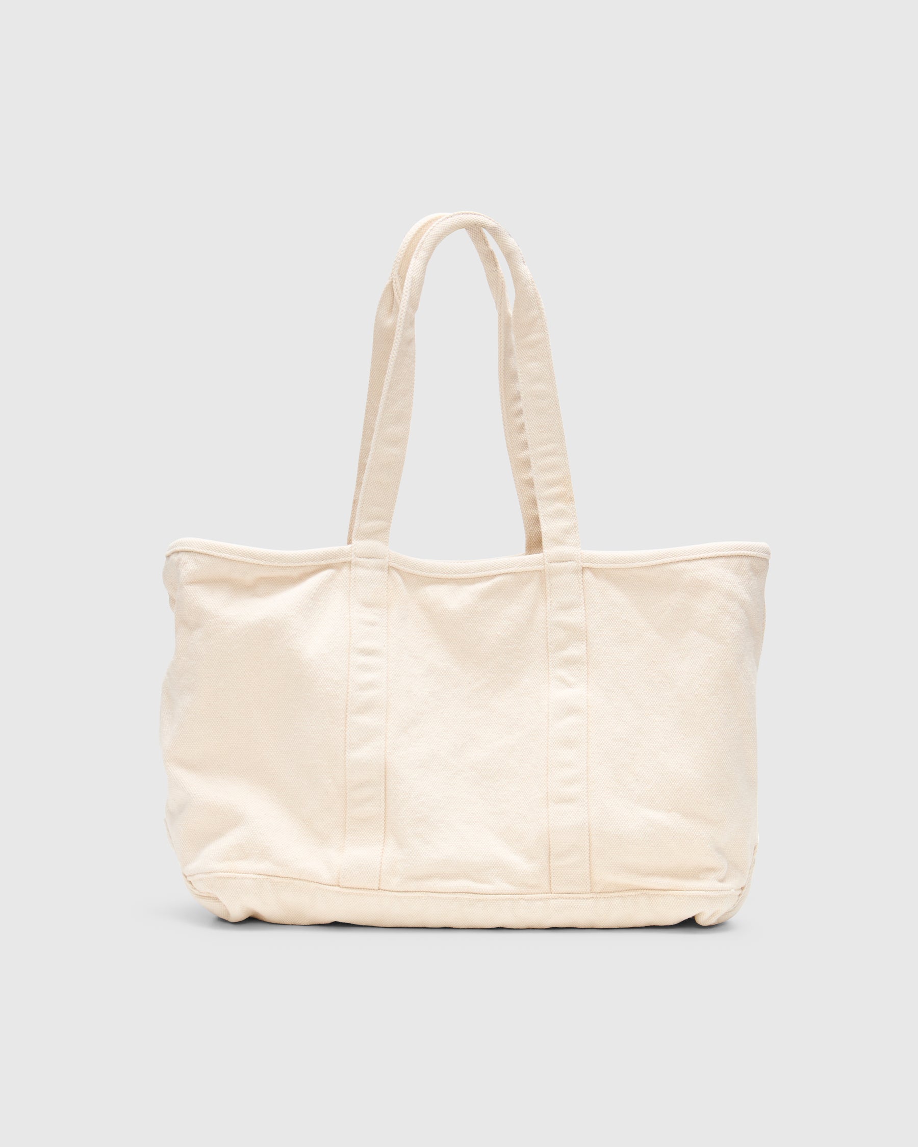 Thisisneverthat Washed Canvas Tote Bag in Natural Homme Essentials