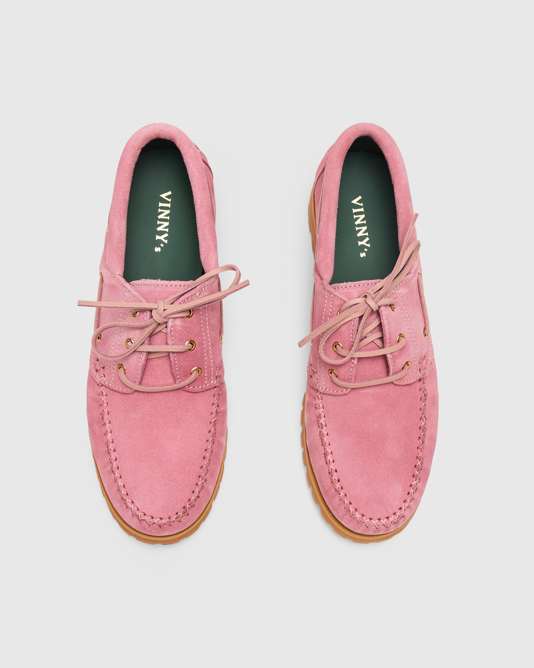 Vinny's Aztec Boat Shoe in Pink Homme Essentials