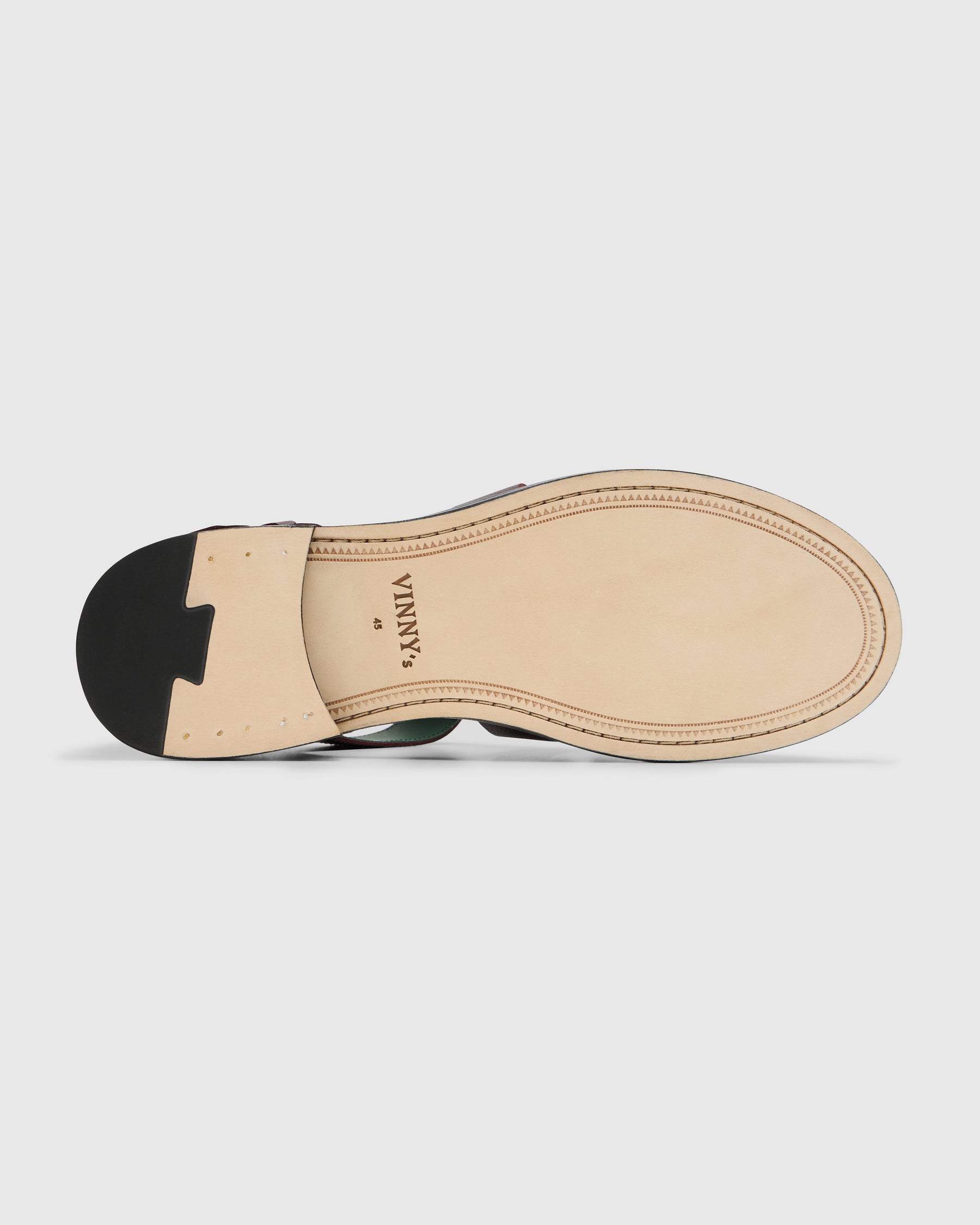 Vinny's Fisherman Sandal in Burgundy Homme Essentials