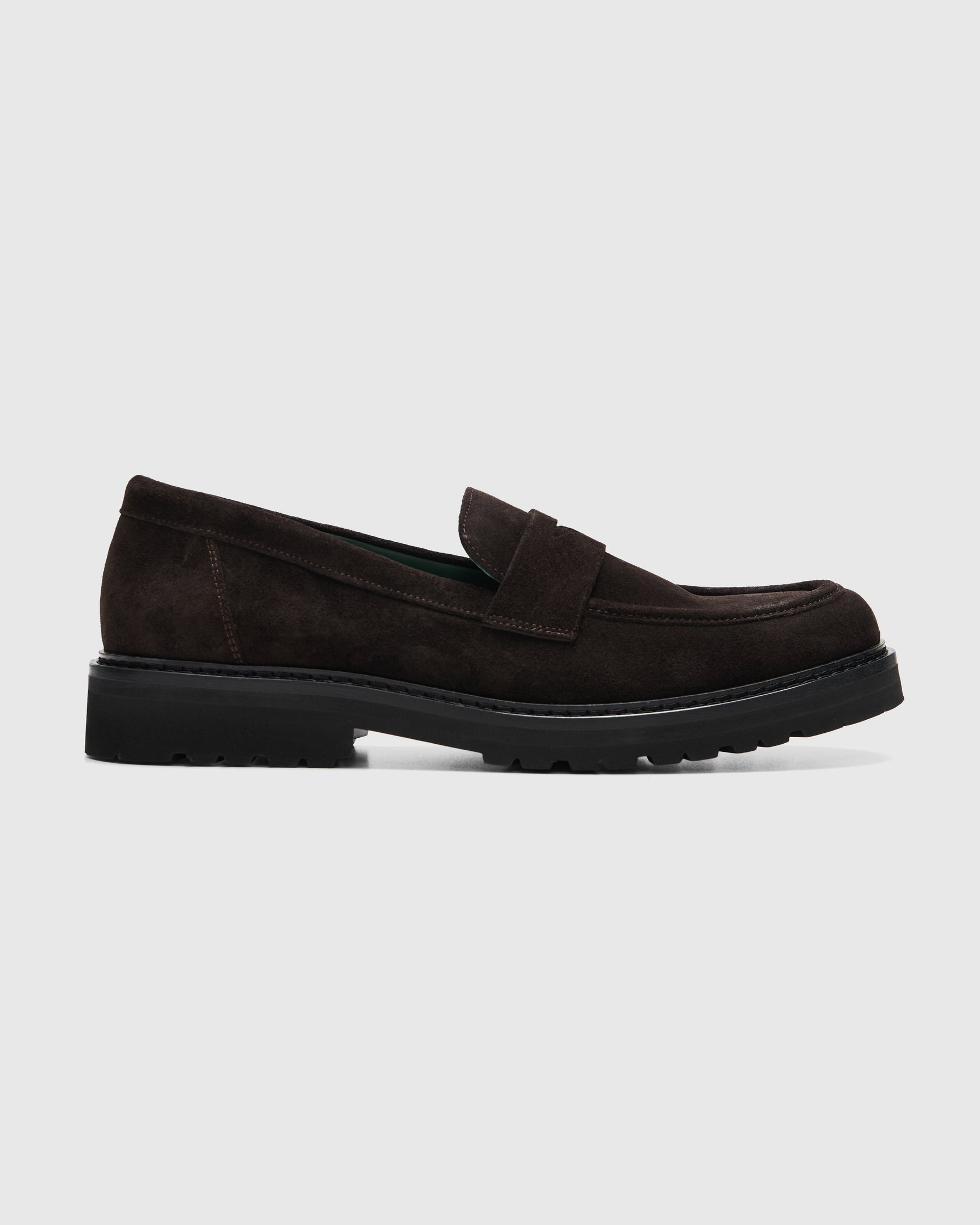 Vinnys Richie Penny Loafer Dark Brown Homme Essentials