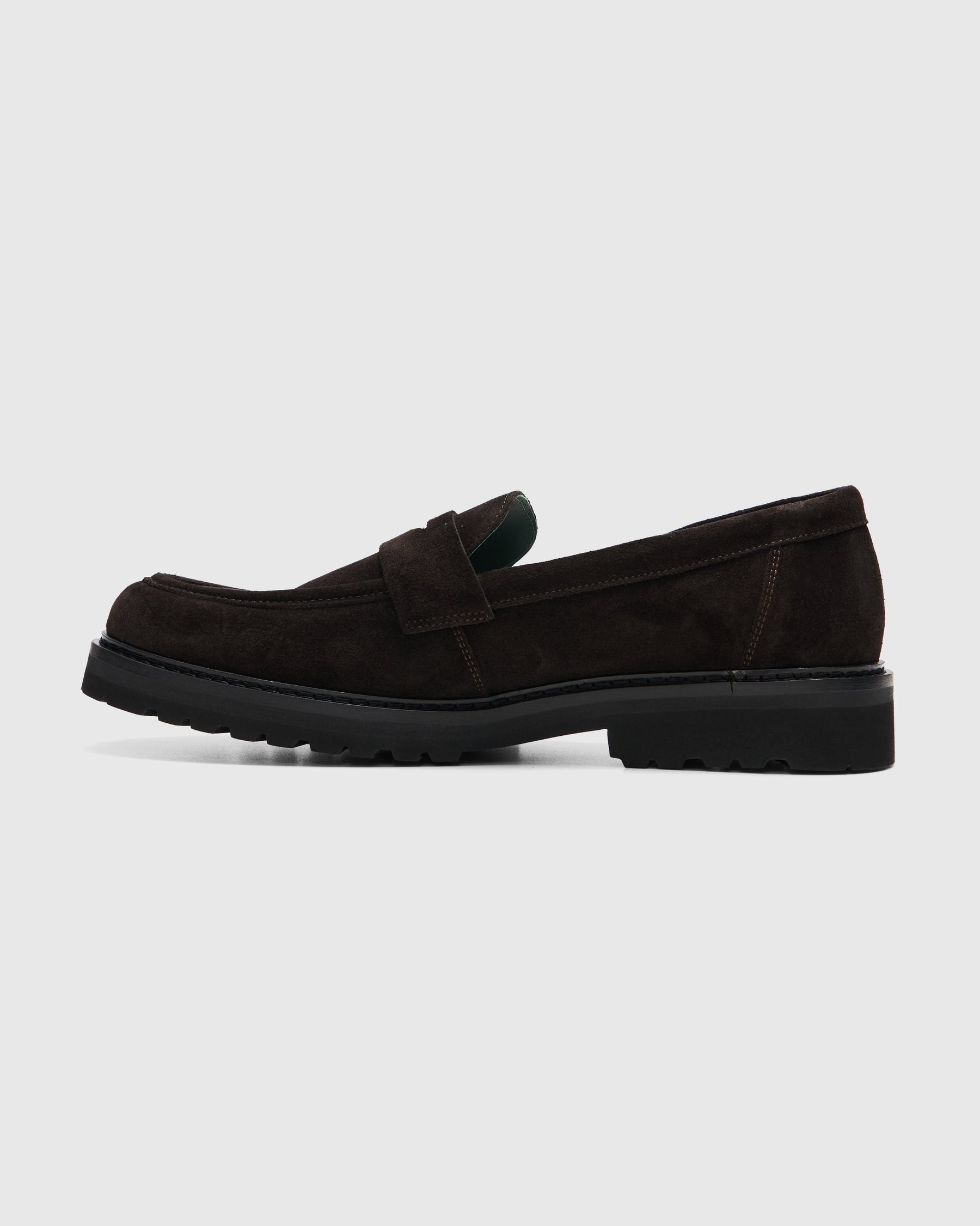 Vinnys Richie Penny Loafer Dark Brown Homme Essentials