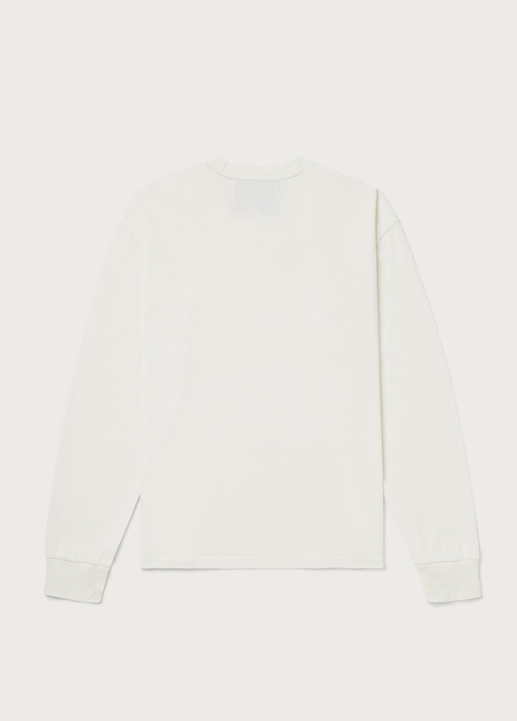 Woolrich Longsleeve Pocket Tee in Washed Bone