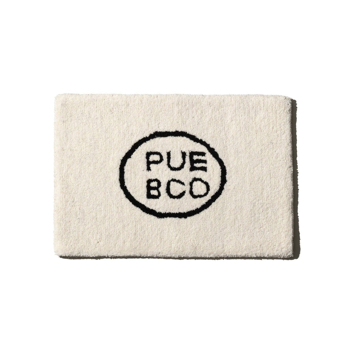 Tufted Mat / Puebco Logo in Ivory