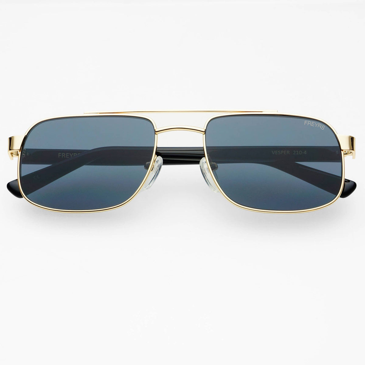 Vesper Aviator Sunglasses in Gold / Gray