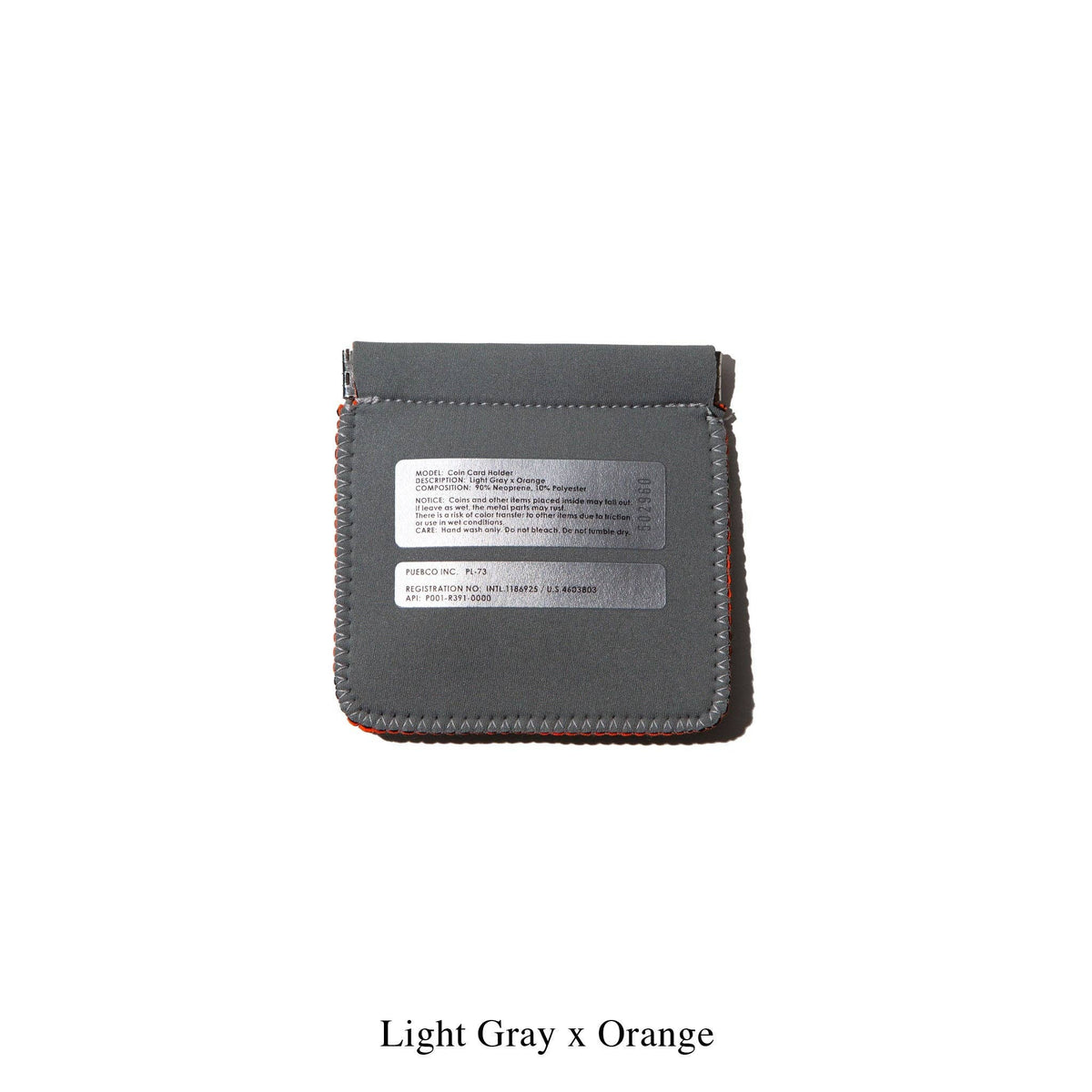 Coin Card Holder in Light Grey