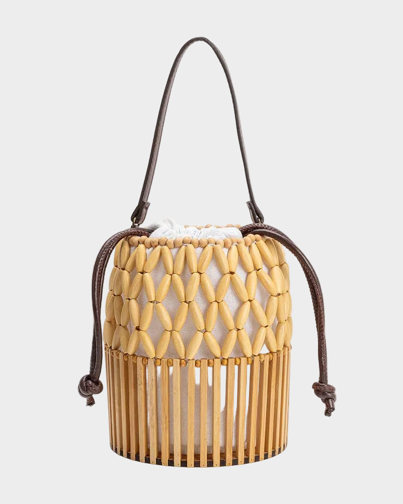 Naomi Natural Vegan Wooden Bamboo Top Handle