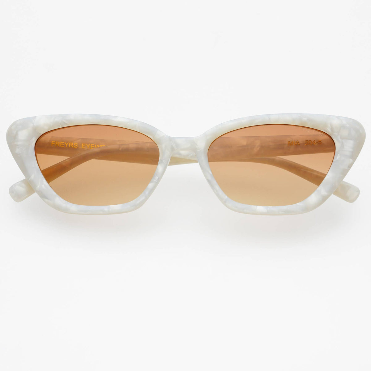 Mia Acetate Cat Eye Sunglasses in Pearl