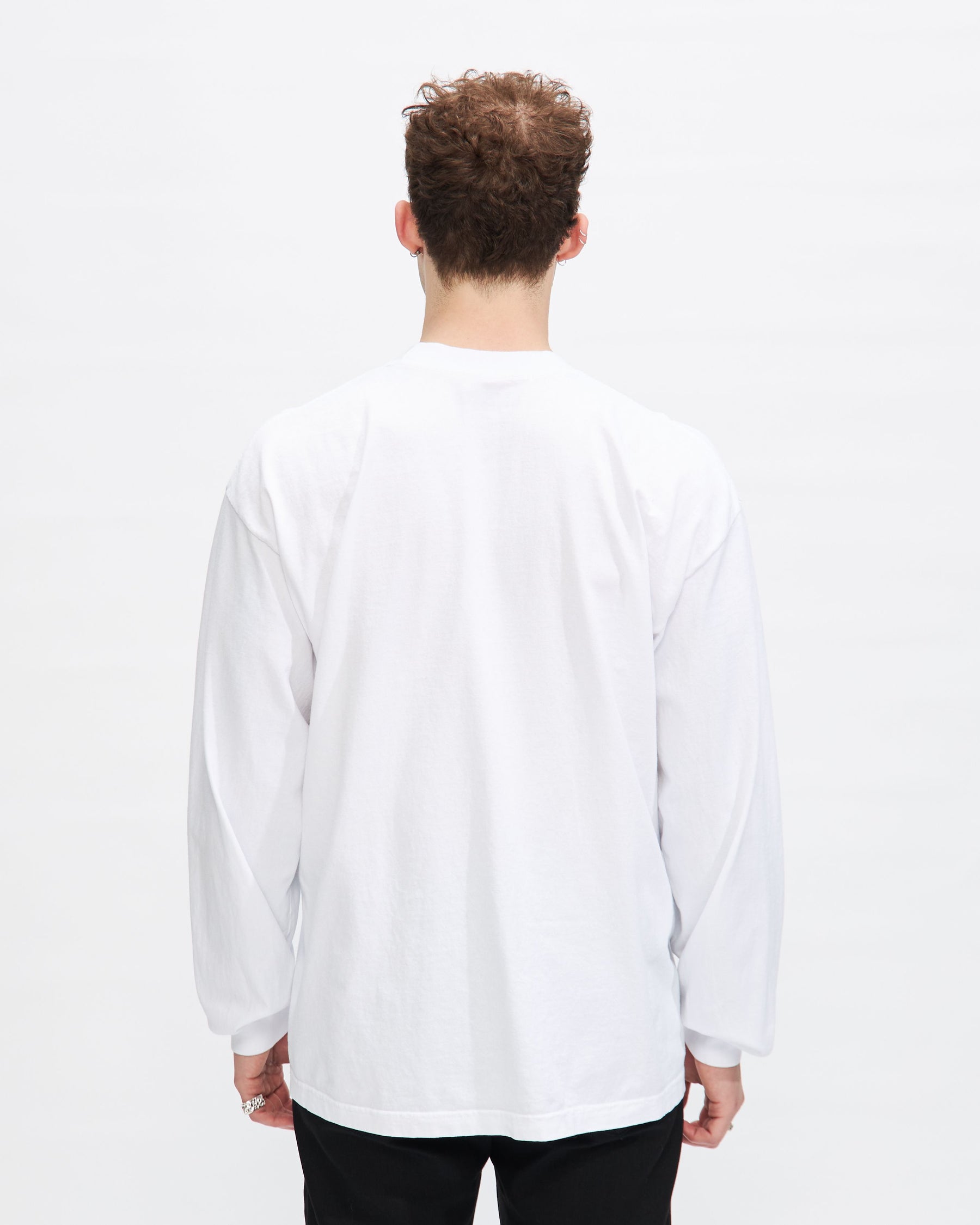 Maribel Sisters Longsleeve Tee in White