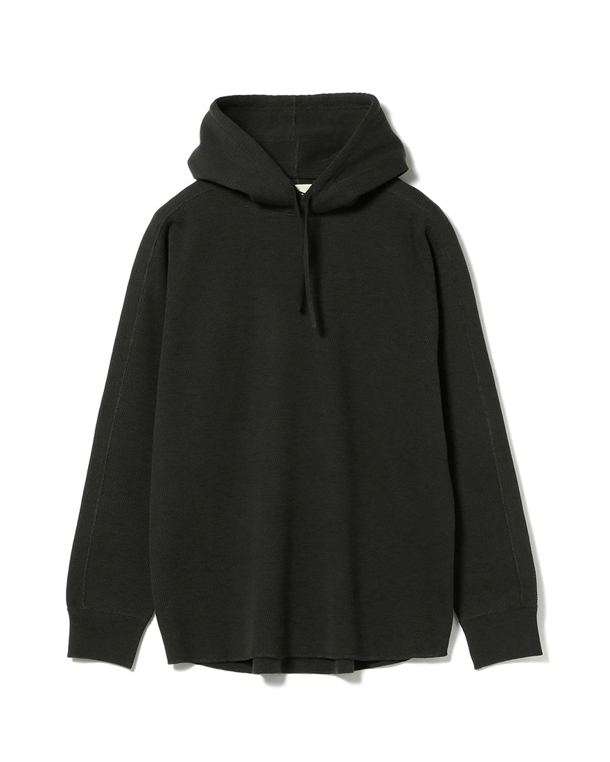 Louis Thermal Hoodie in Sumi Black