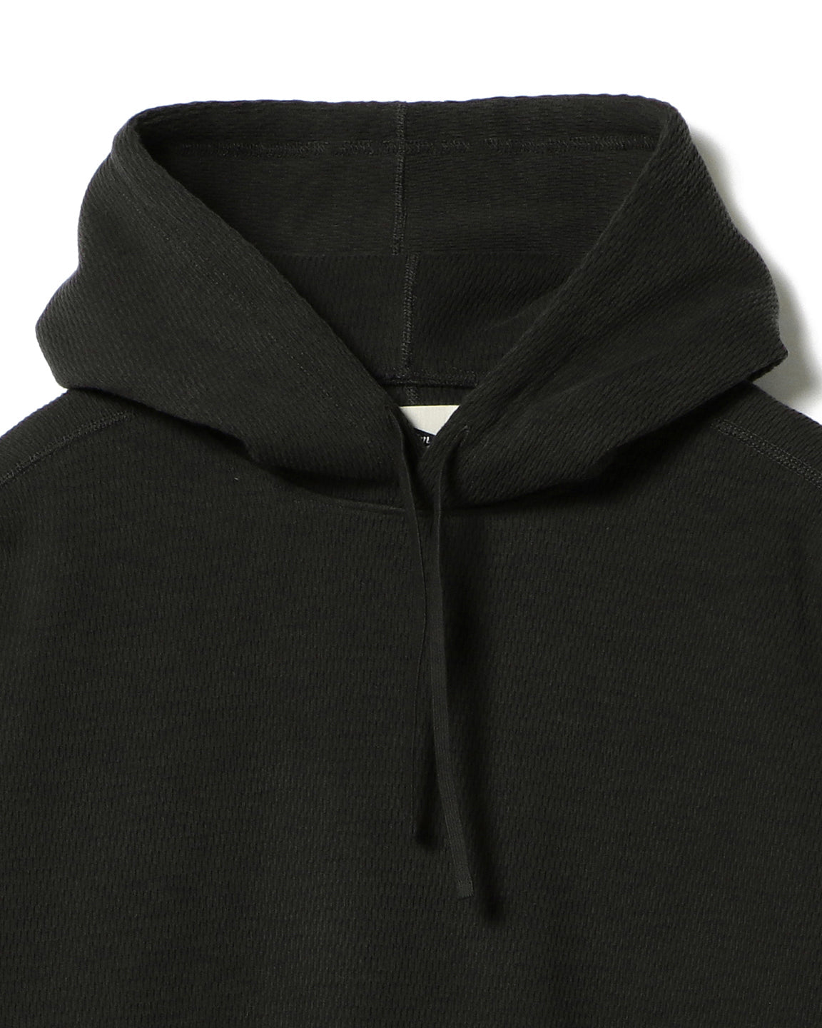 Louis Thermal Hoodie in Sumi Black