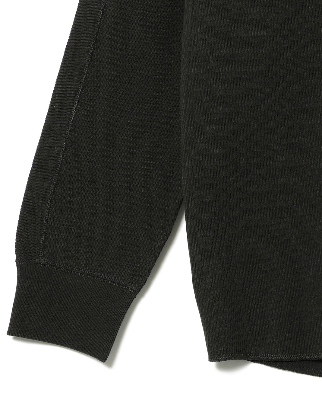 Louis Thermal Hoodie in Sumi Black