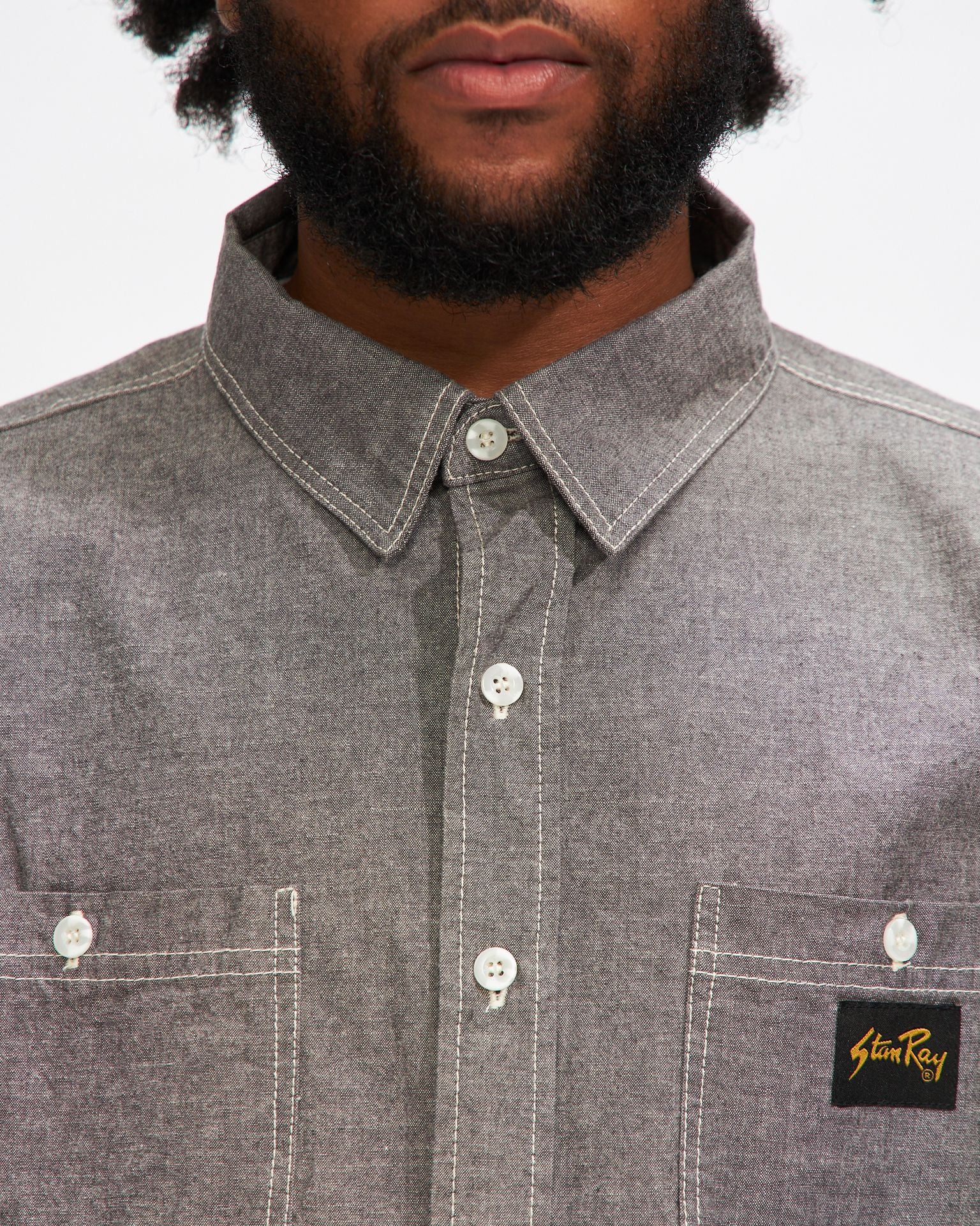 Chambray Shirt in Black