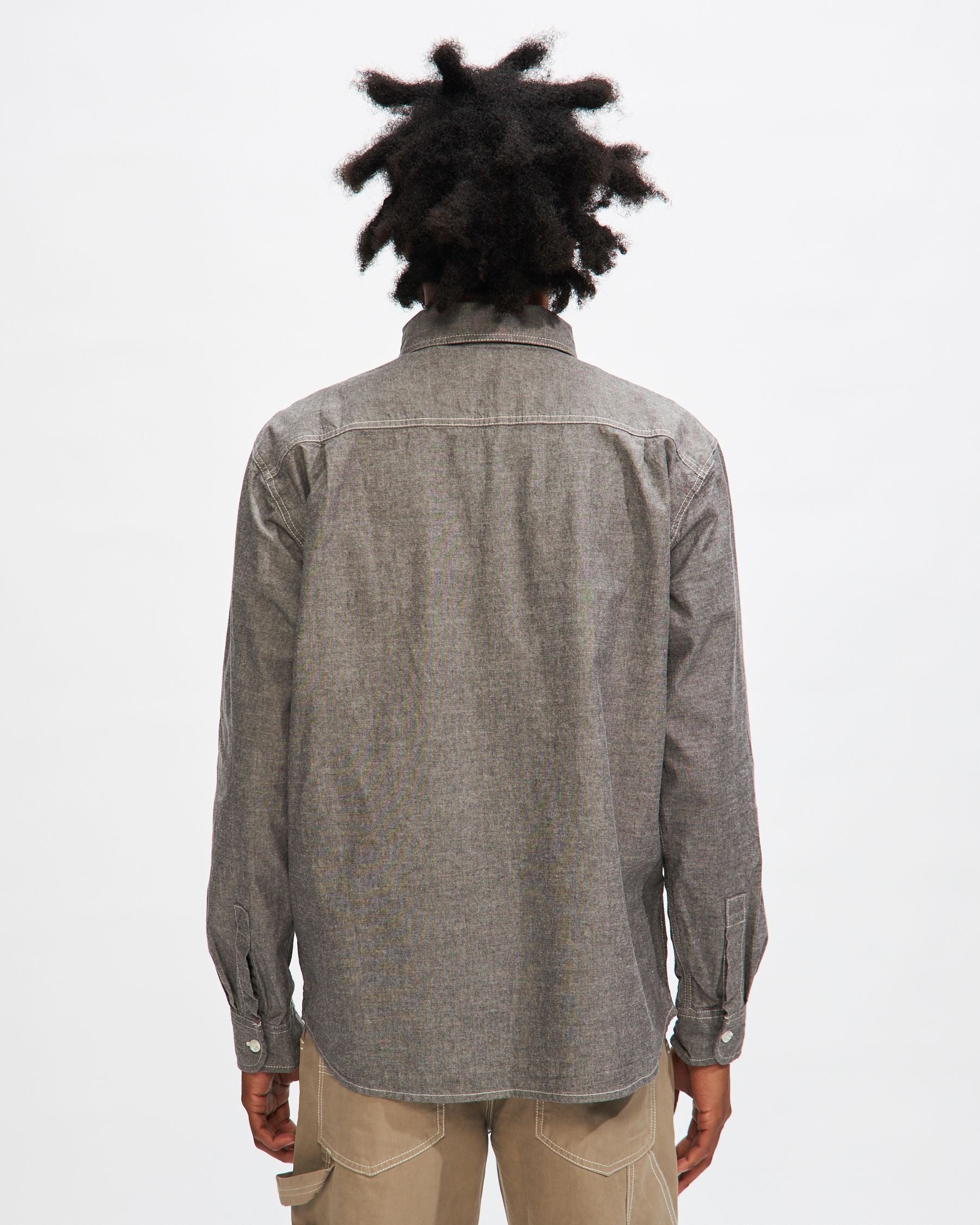 Chambray Shirt in Black