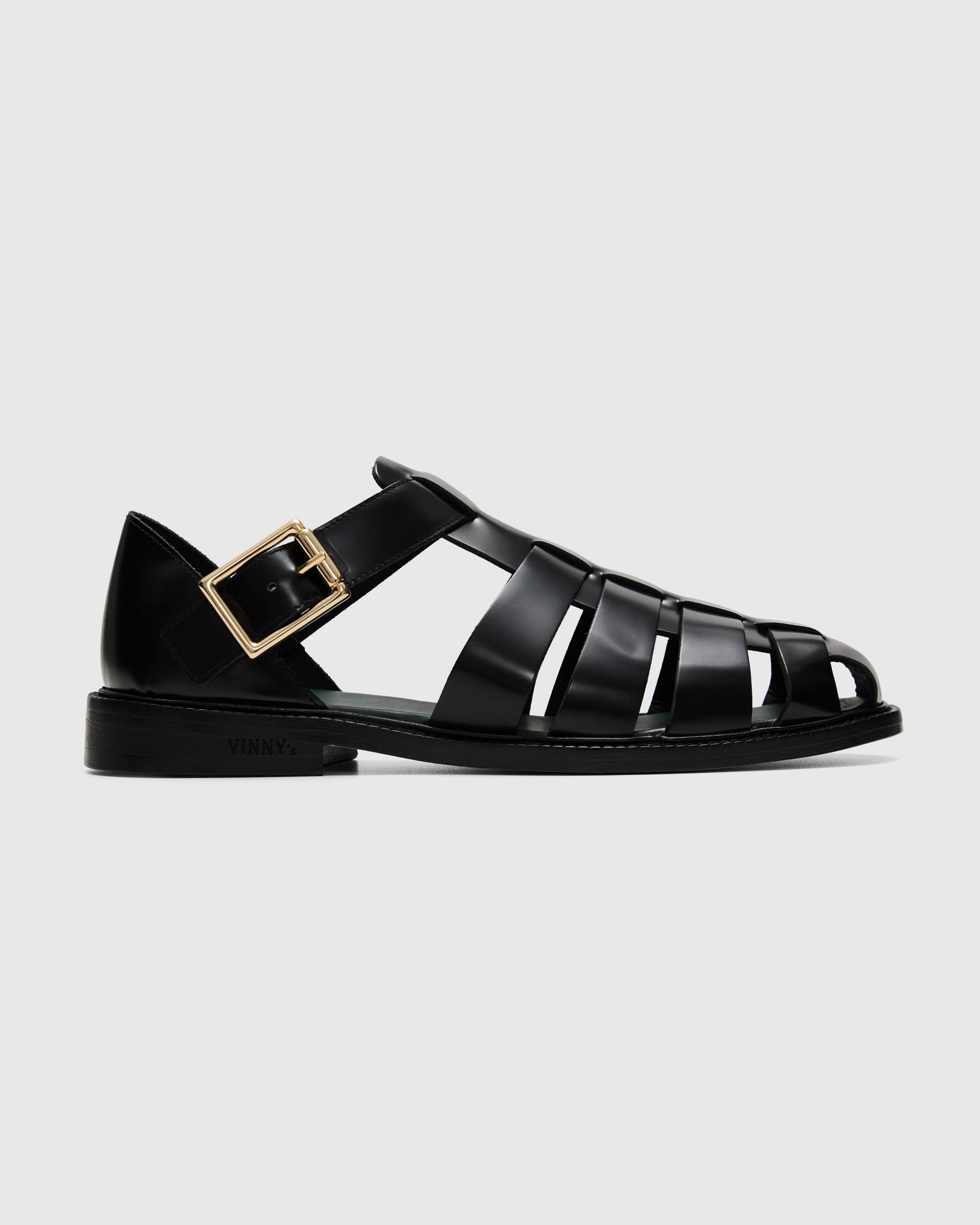 Fisherman Sandal in Black
