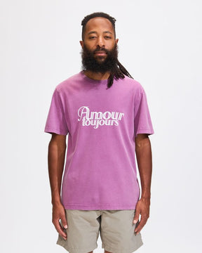 Amour Toujours Tee in Purple