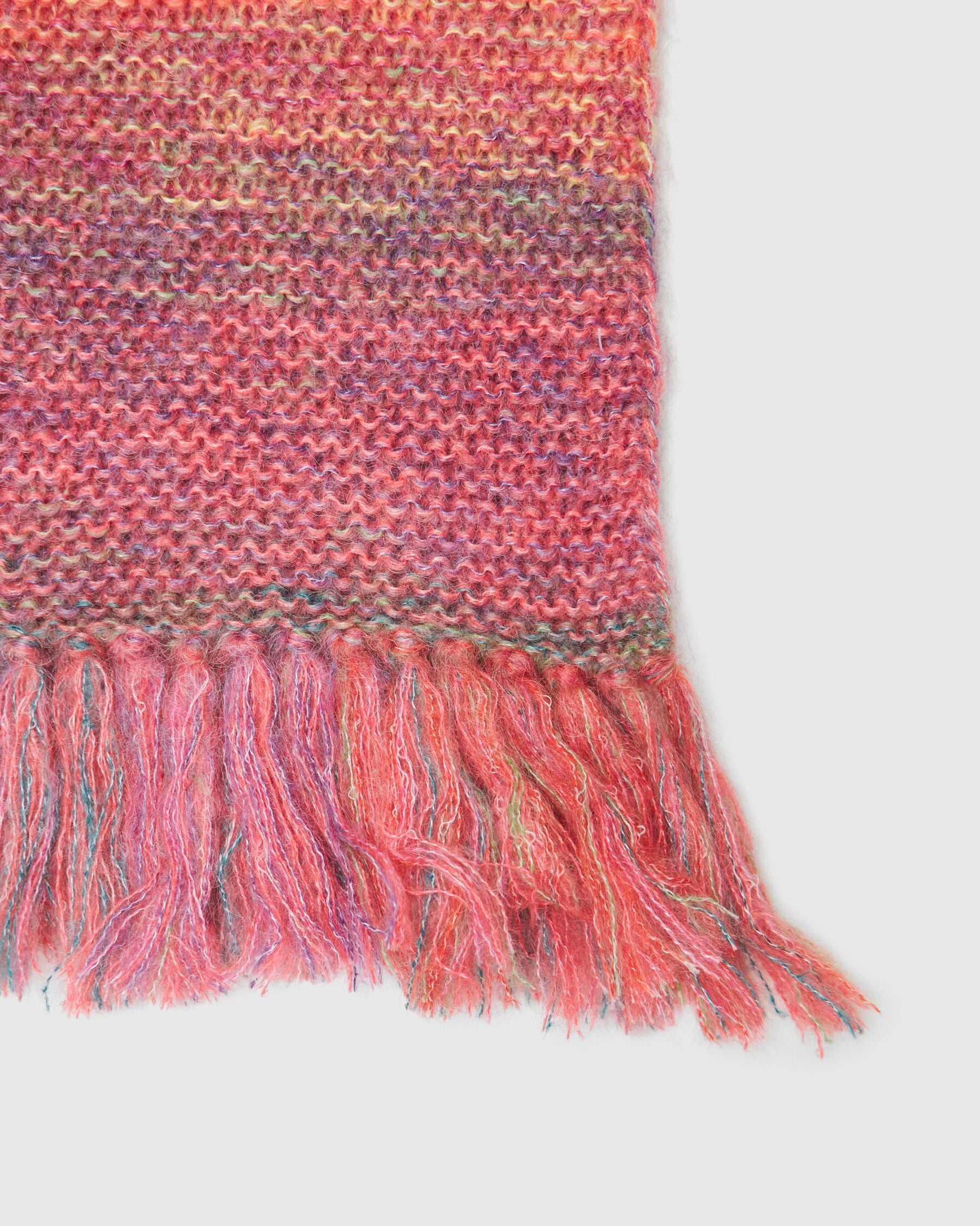 Mohair Scarf in Pink