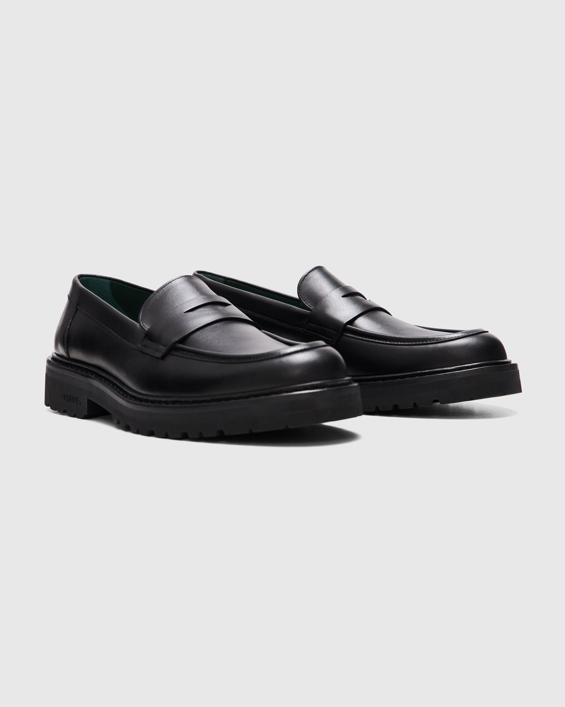 Richee Penny Loafer in Black