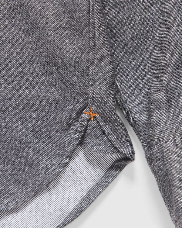 B.D. Flannel Solid in Grey