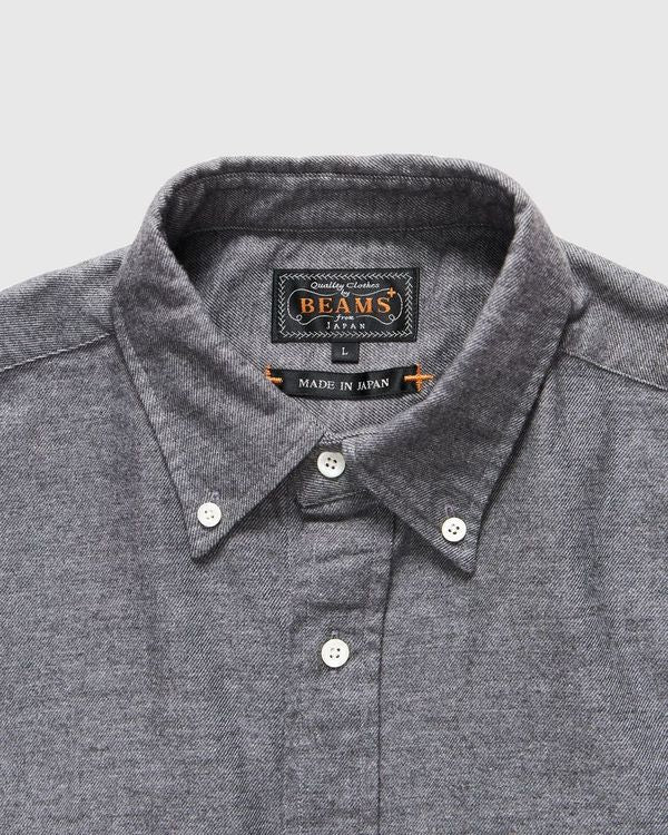 B.D. Flannel Solid in Grey
