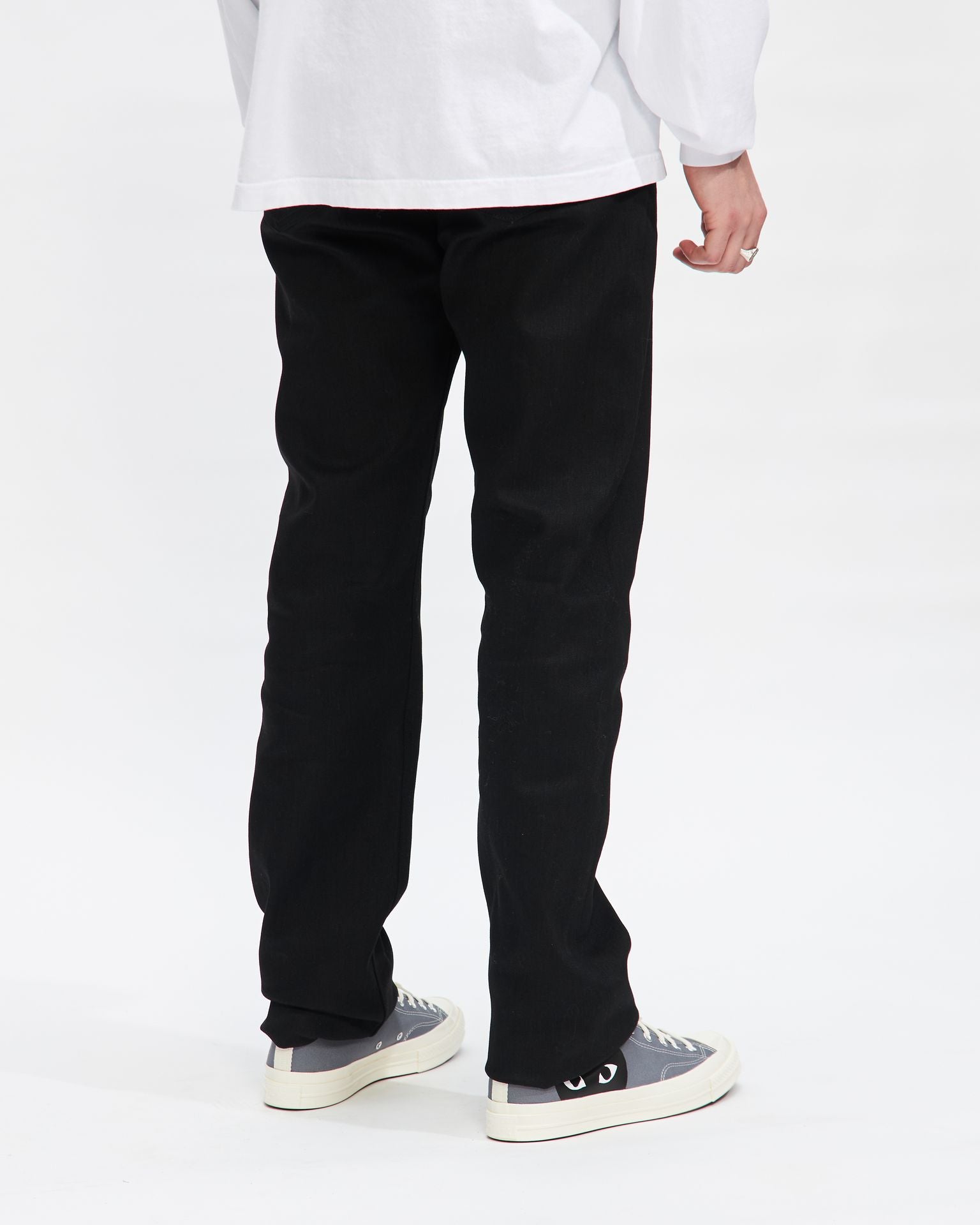 New Standard in Black Stretch Denim