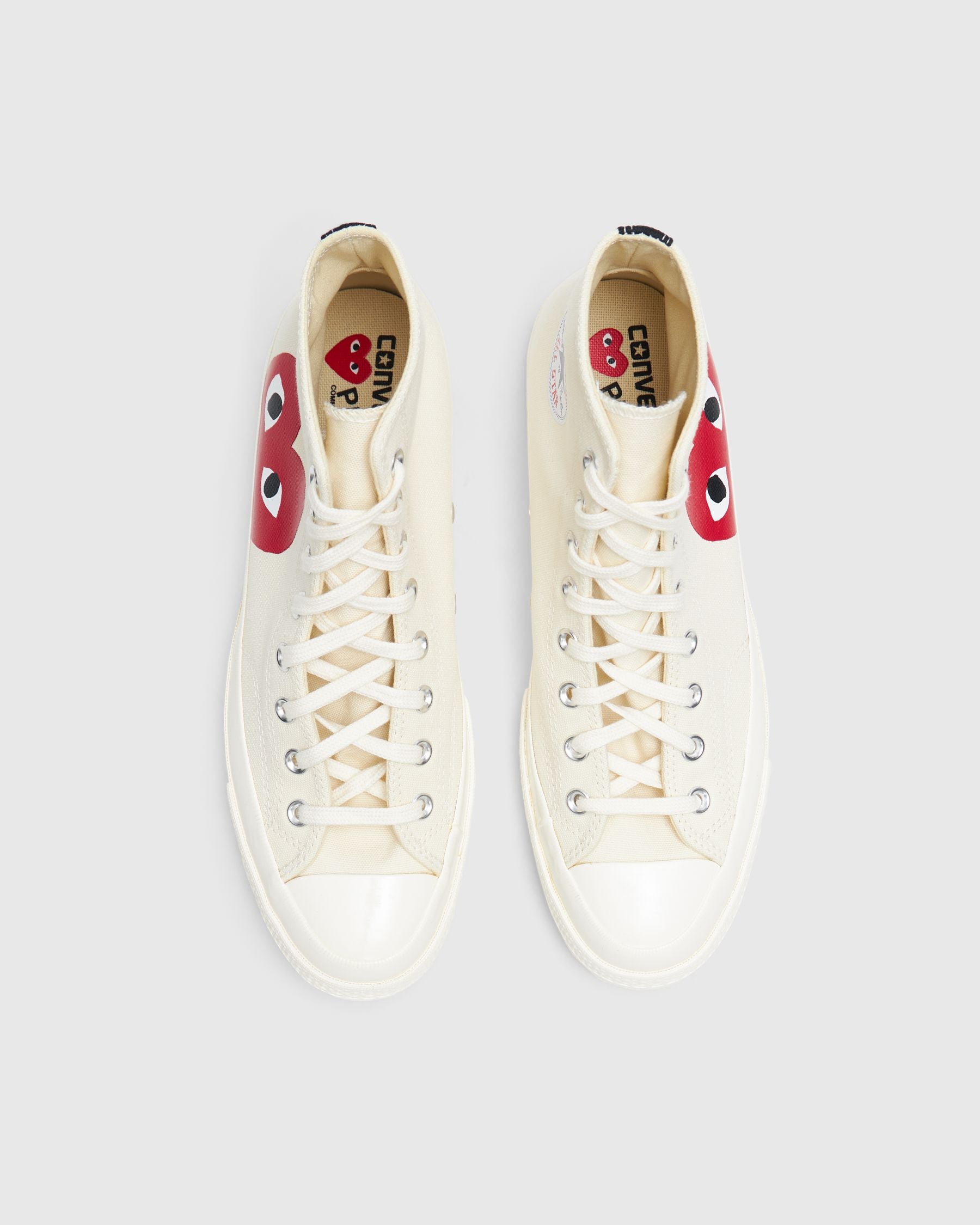Red Heart Chuck Taylor All Star '70 High in White