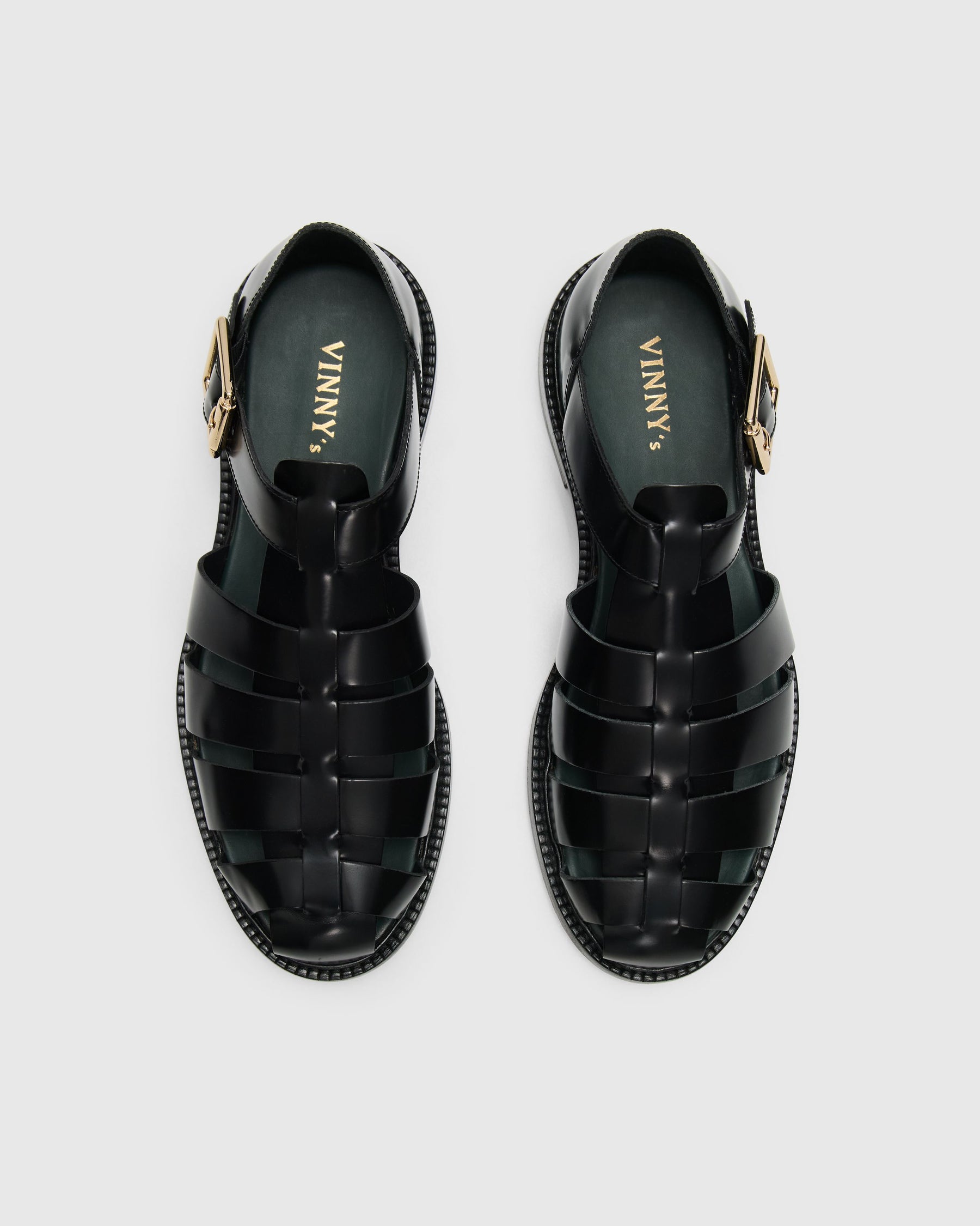 Fisherman Sandal in Black