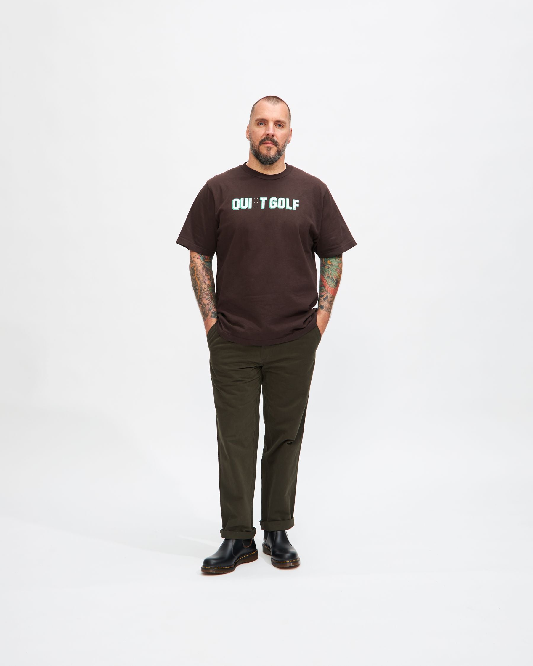 Bank Pant in Dark Green