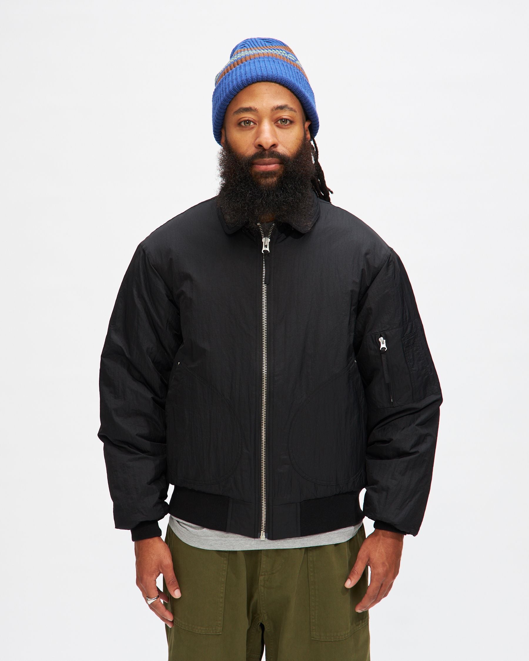 Flight Jacket in Black