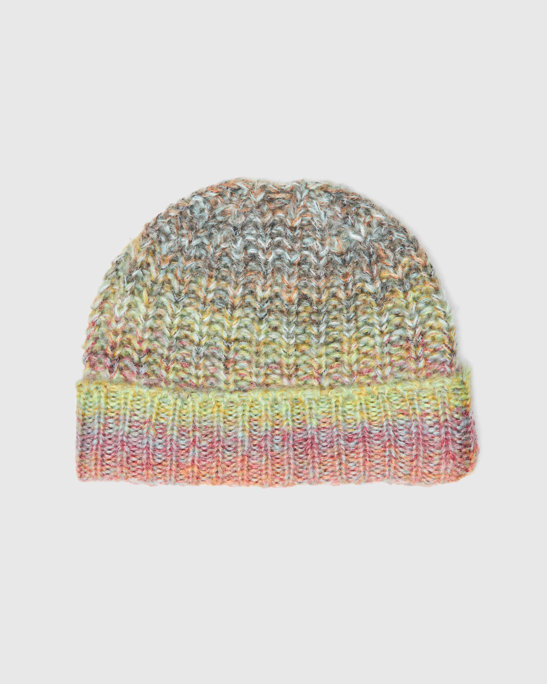 Mohair Beanie in Green
