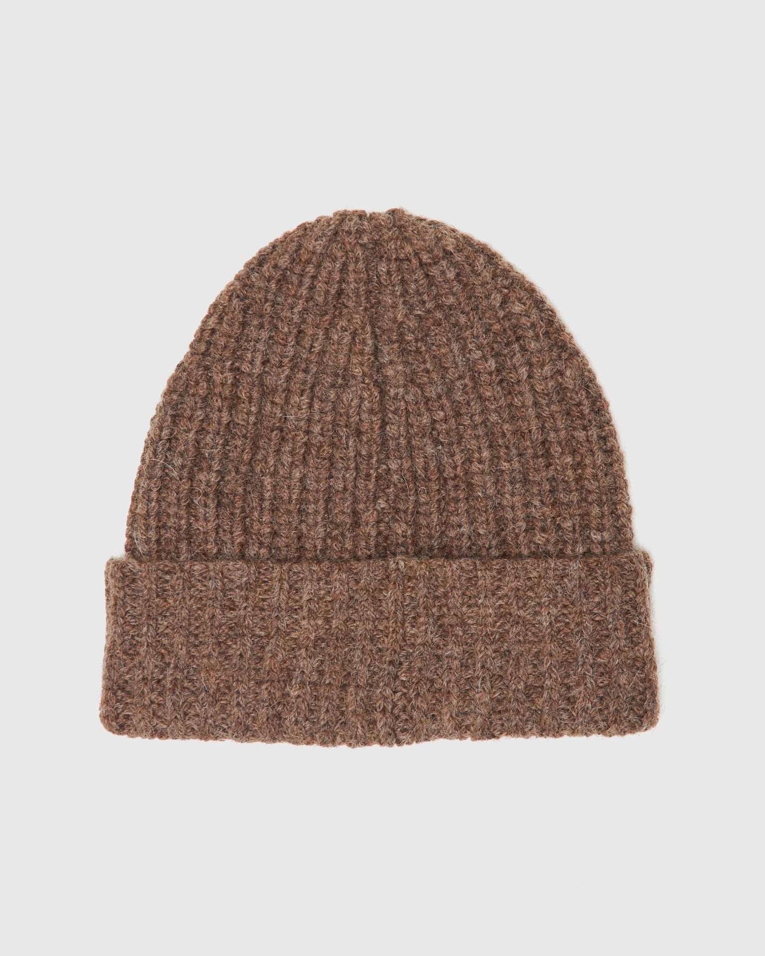 Alpaca Watch Cap in Oak