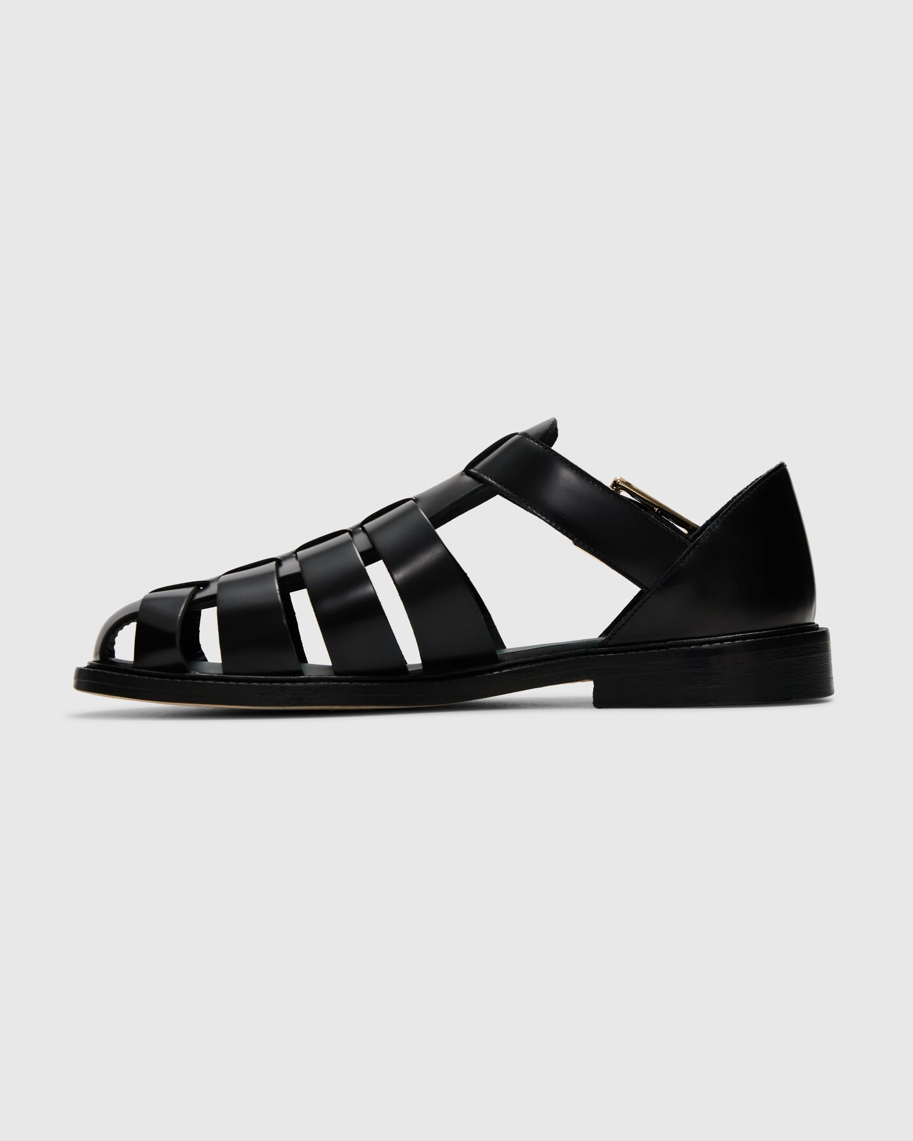 Fisherman Sandal in Black
