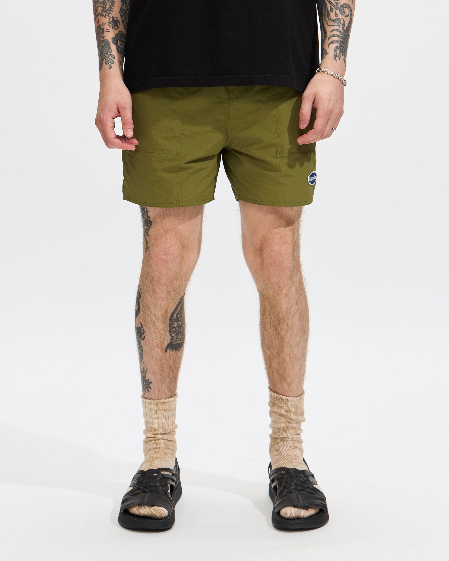 Talley Patch Logo Swimshort in Mayfly
