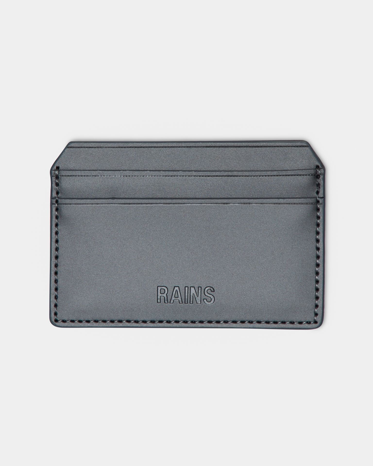 Card Holder in Metallic Grey