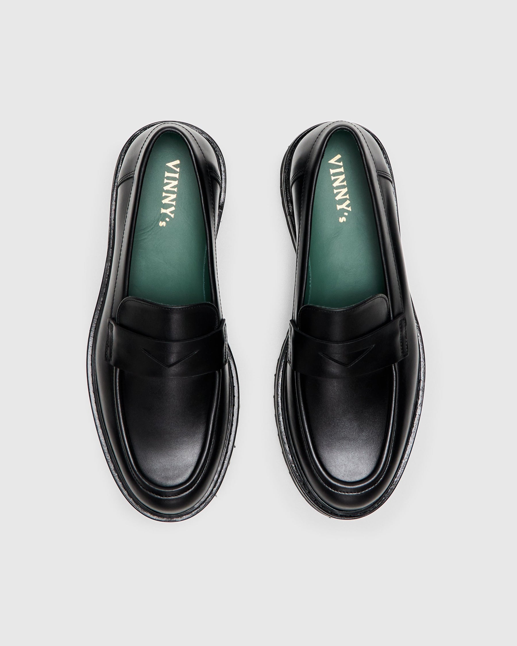 Richee Penny Loafer in Black