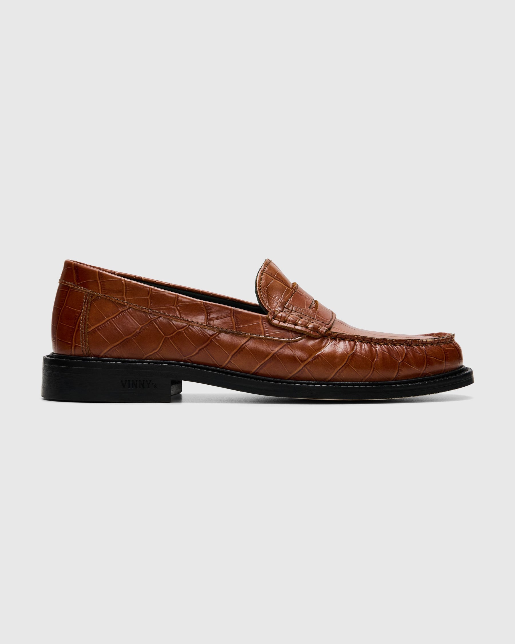 Yardee Moccasin Loafer in Dark Brown