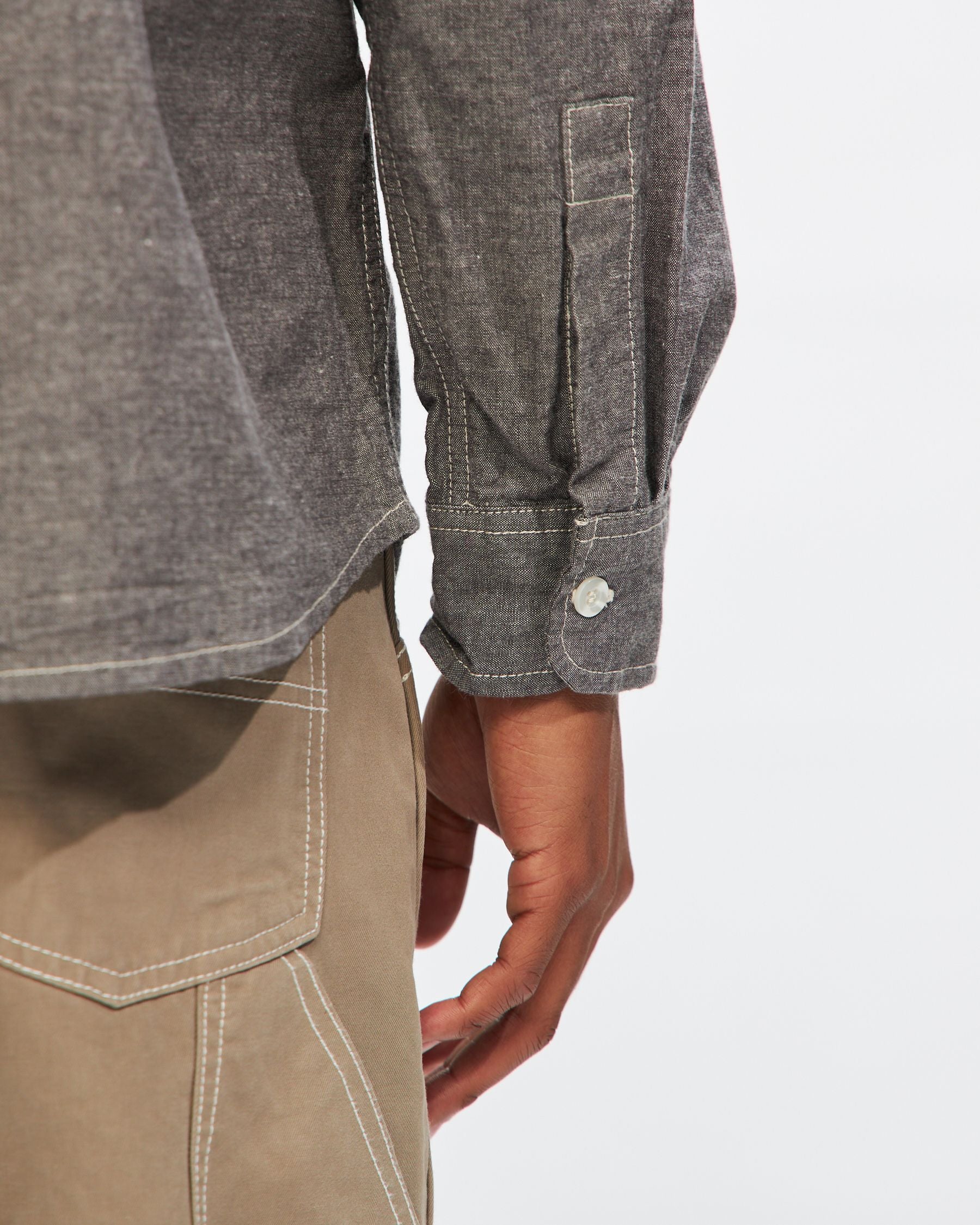 Chambray Shirt in Black