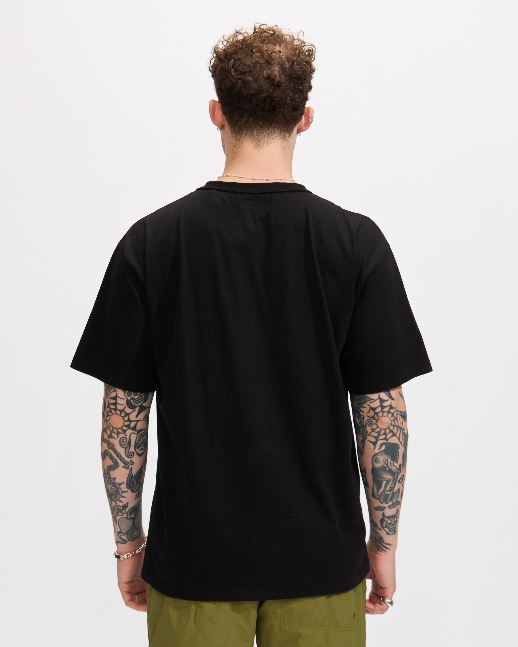 Makaha SS T-Shirt 300 GSM Japanese Jersey in Anthracite