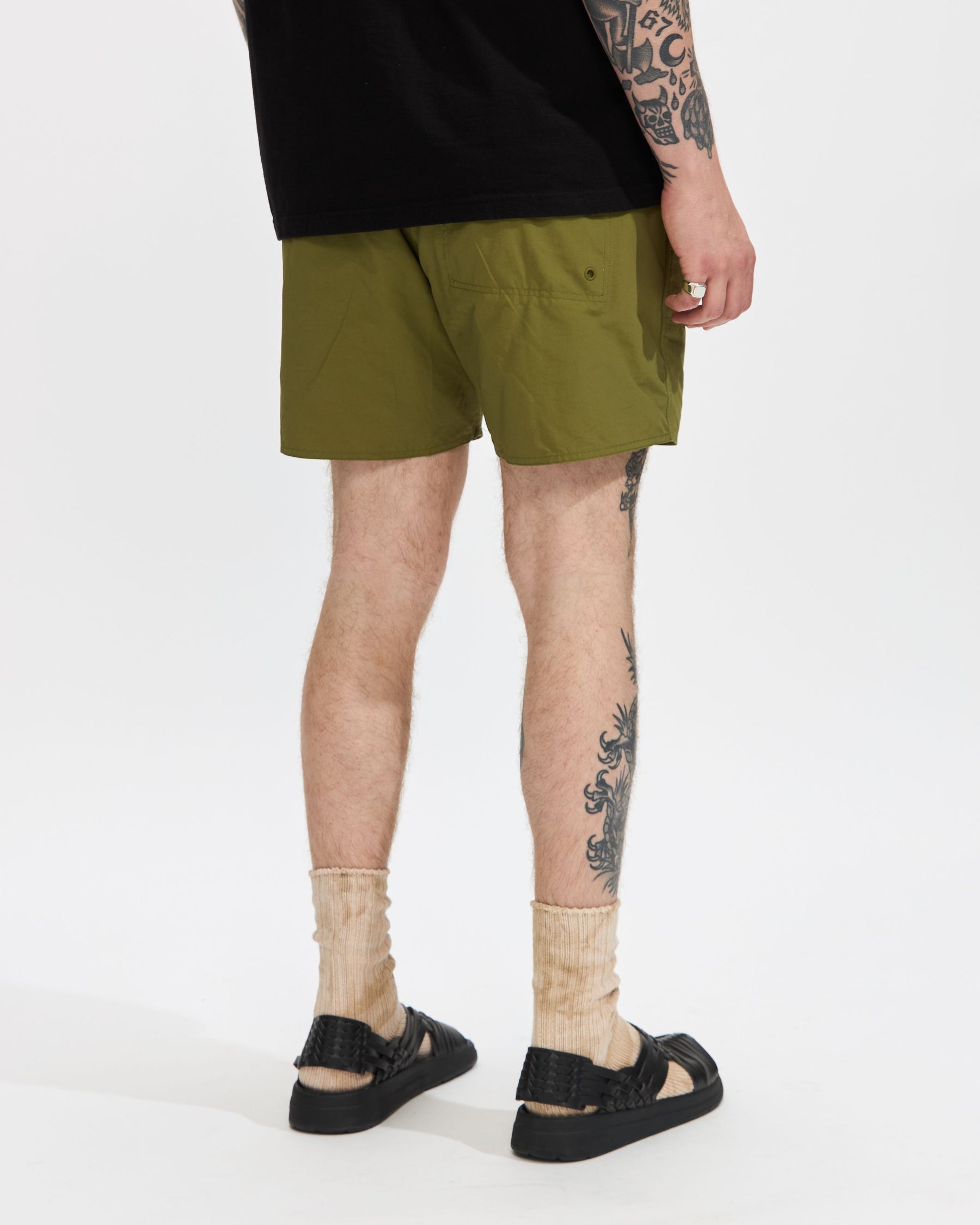 Talley Patch Logo Swimshort in Mayfly