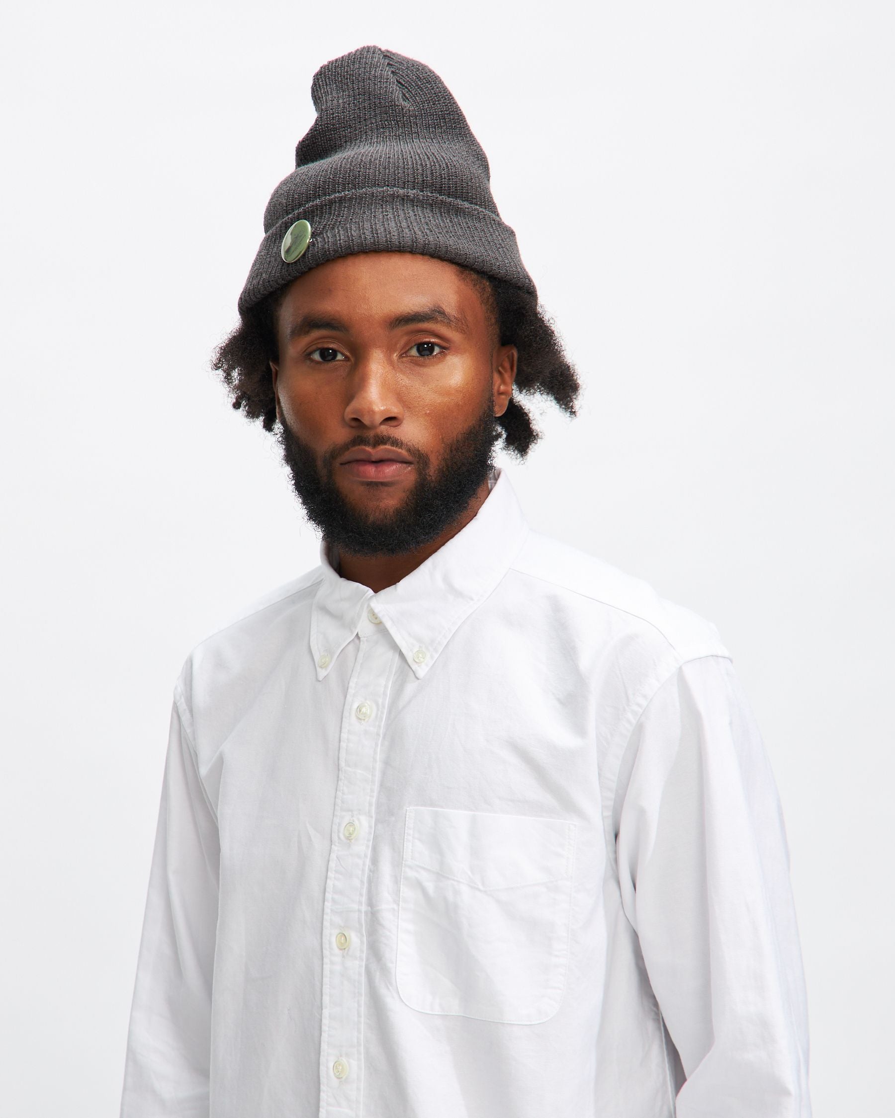 19th Century BD Shirt in White Cotton Oxford