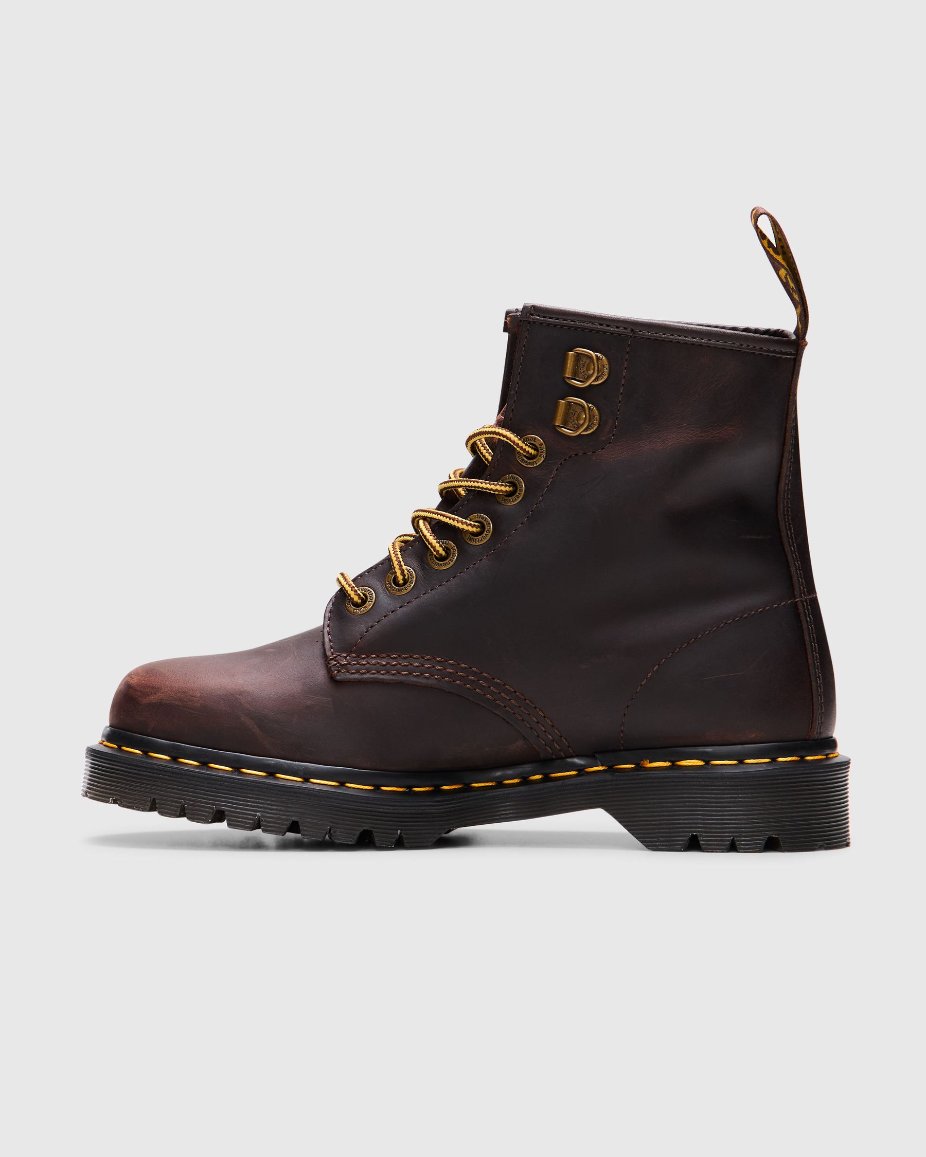 Thisisneverthat 1460 Boots in Chestnut Brown