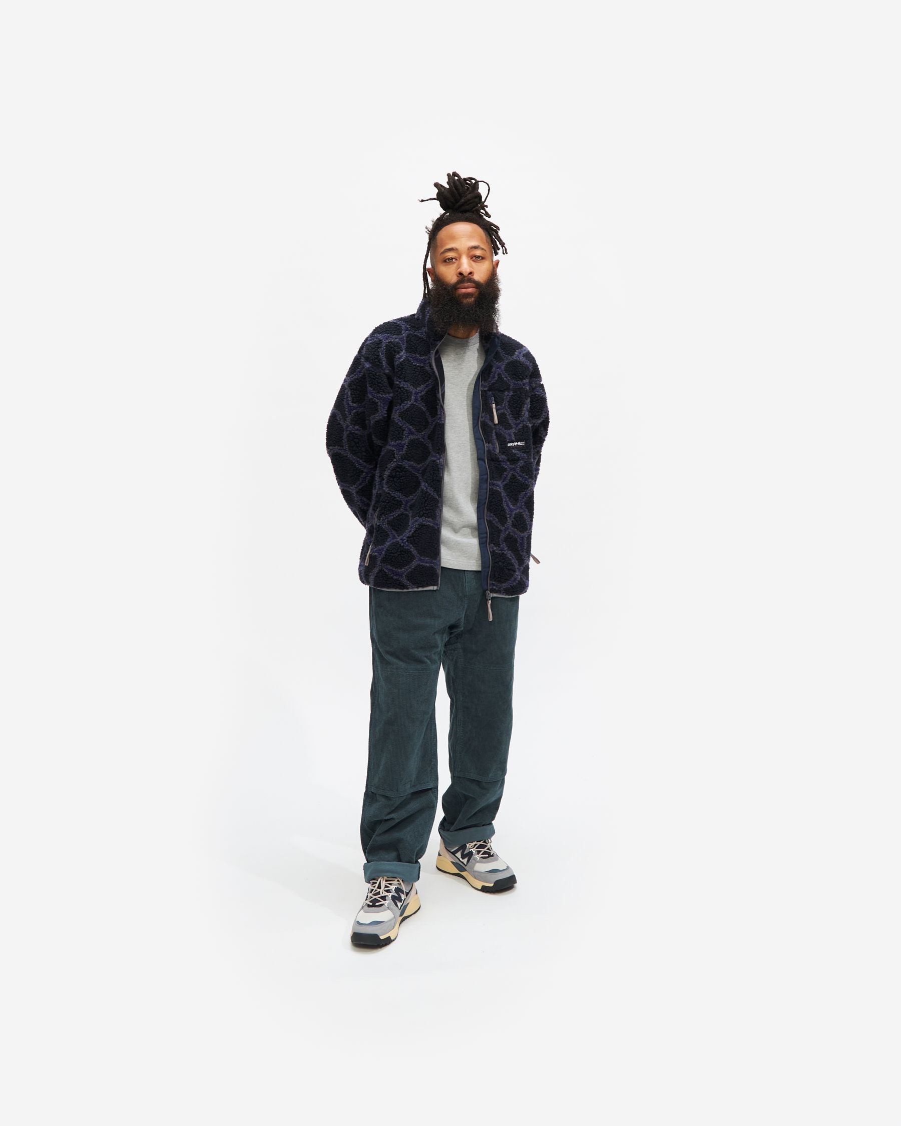 Sherpa Jacket in Agate Navy