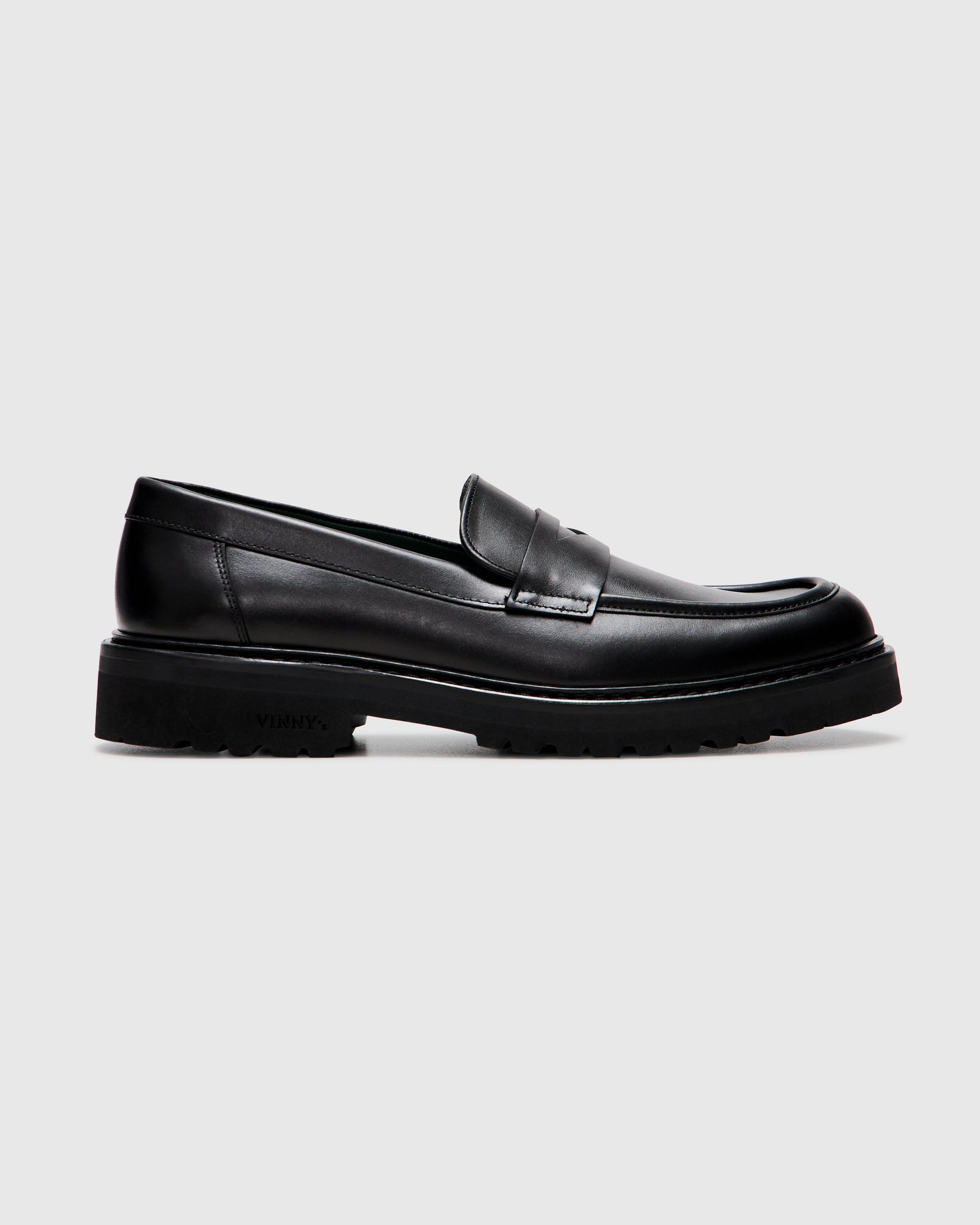 Richee Penny Loafer in Black