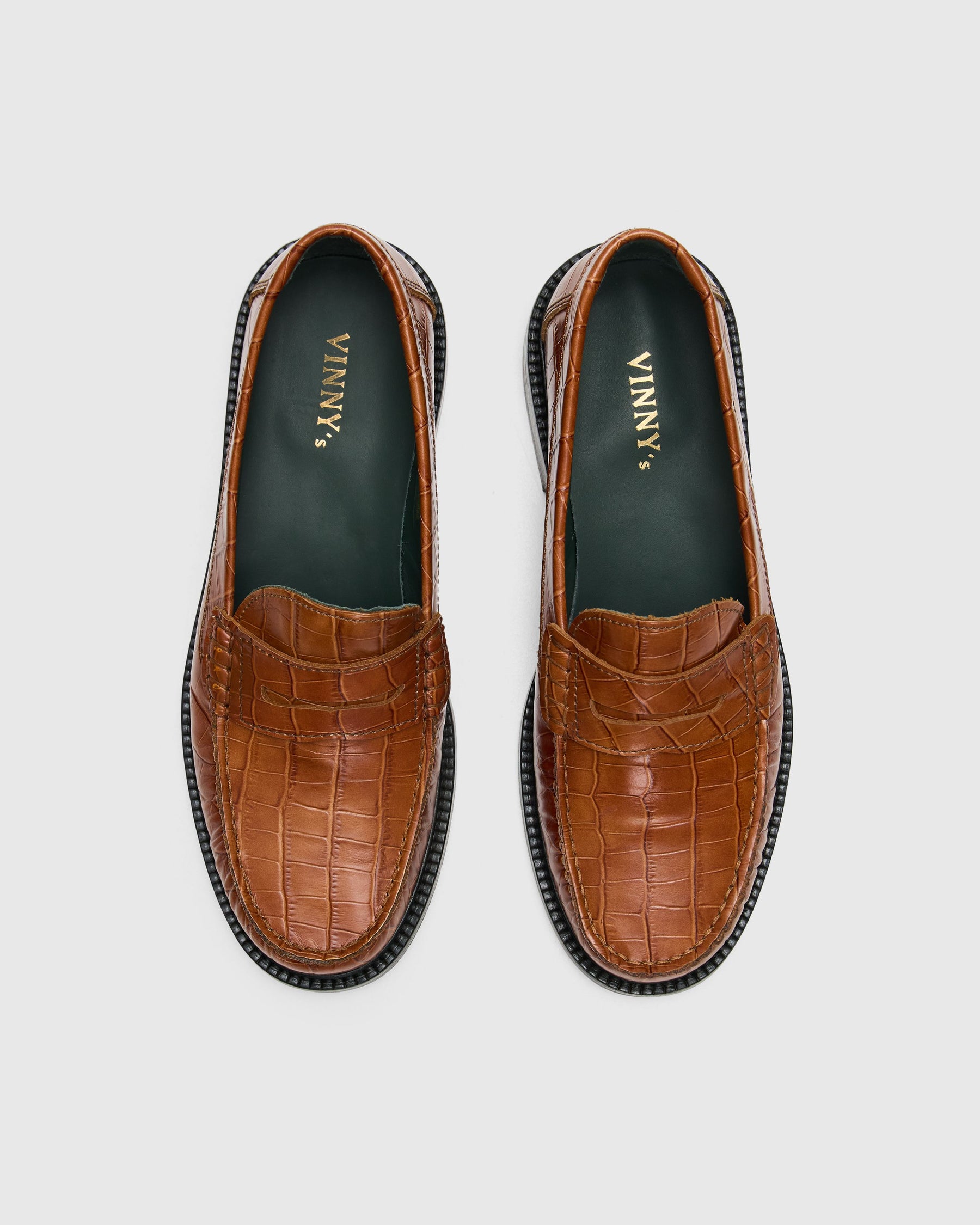 Yardee Moccasin Loafer in Dark Brown