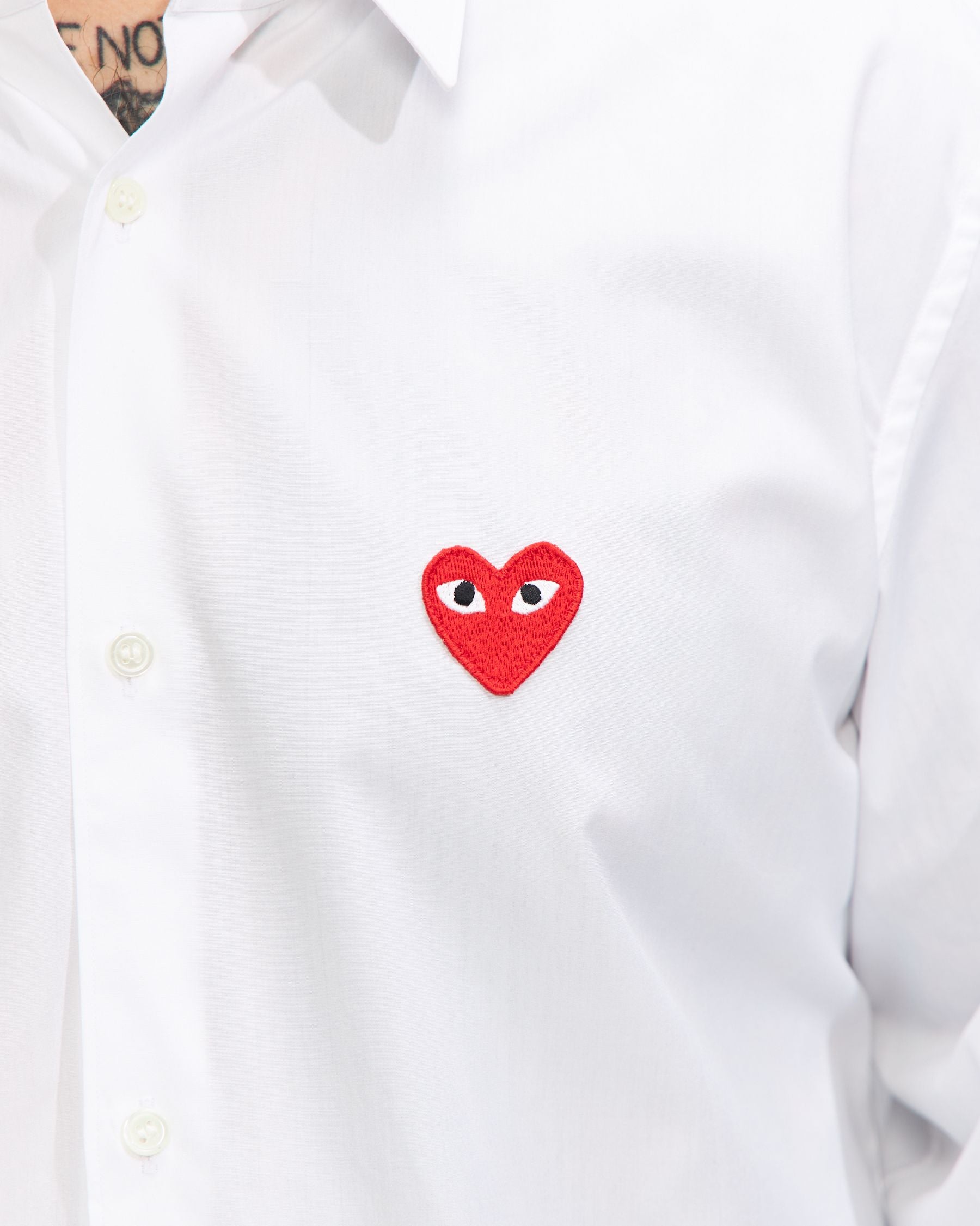 Heart Shirt in White