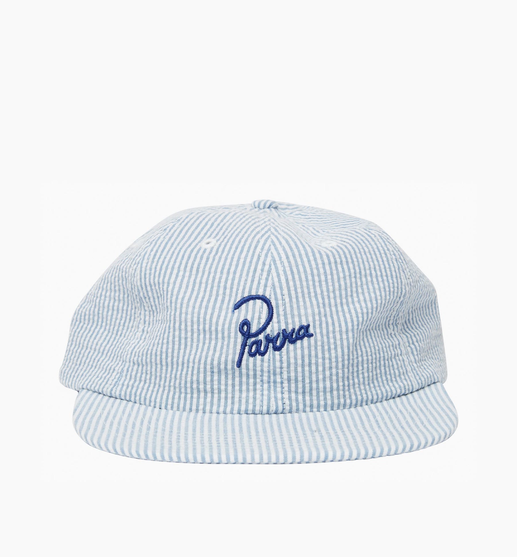 Classic Logo 6 Panel Hat in White Blue