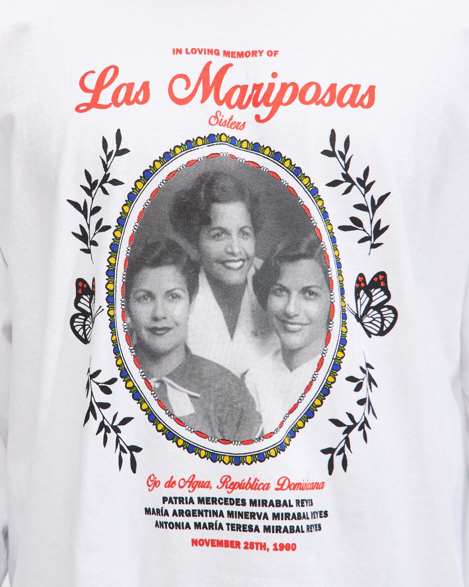 Maribel Sisters Longsleeve Tee in White