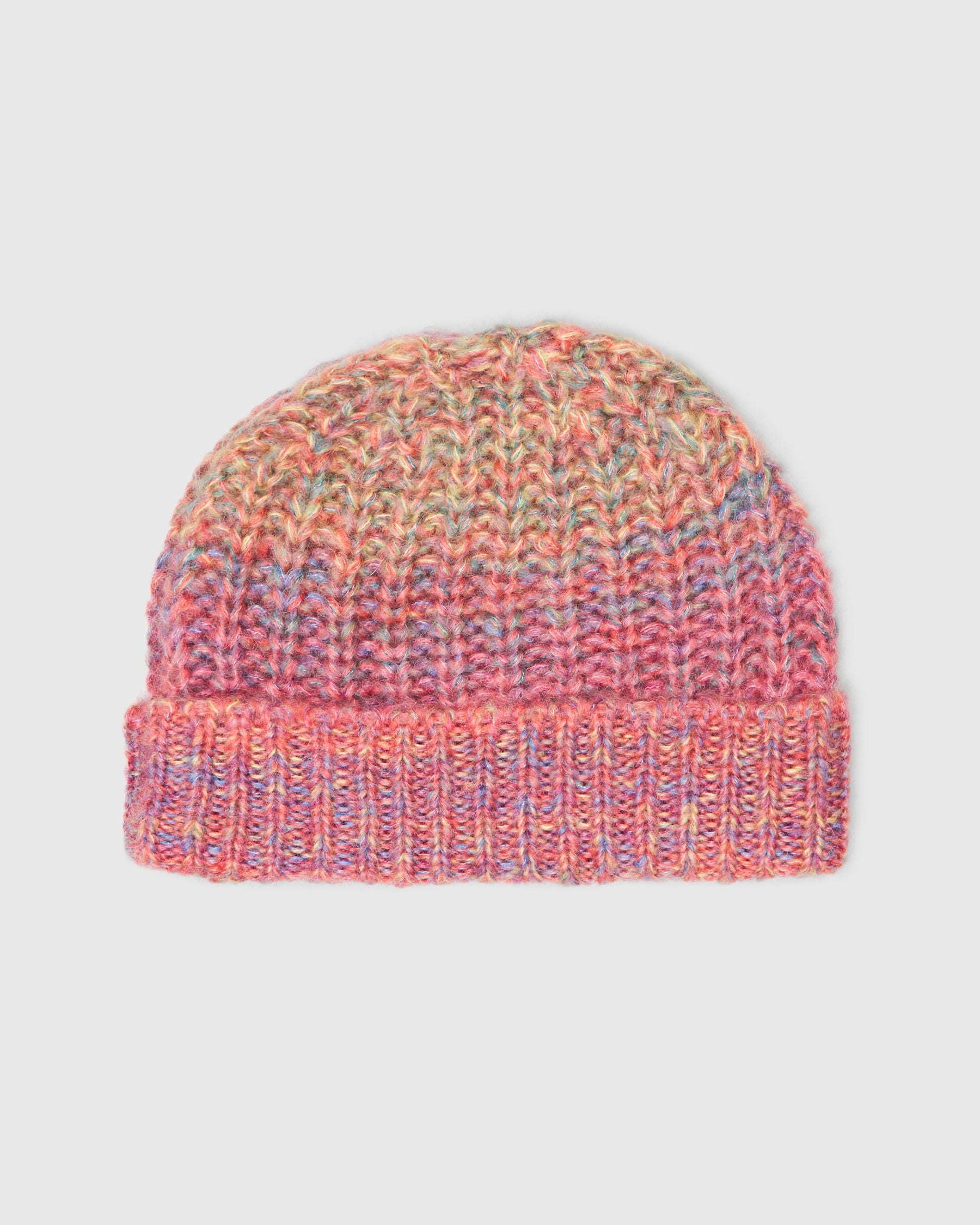 Mohair Beanie in Pink