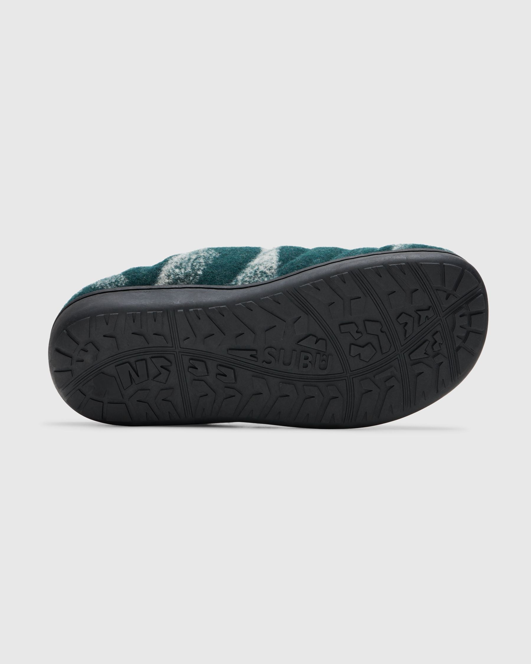 Mountain Camo Wool Subu Sandal in Green