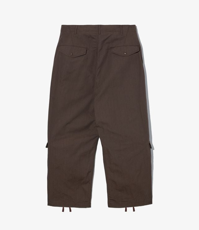 AF Overpant in DK. Brown Heavyweight Cotton Ripstop
