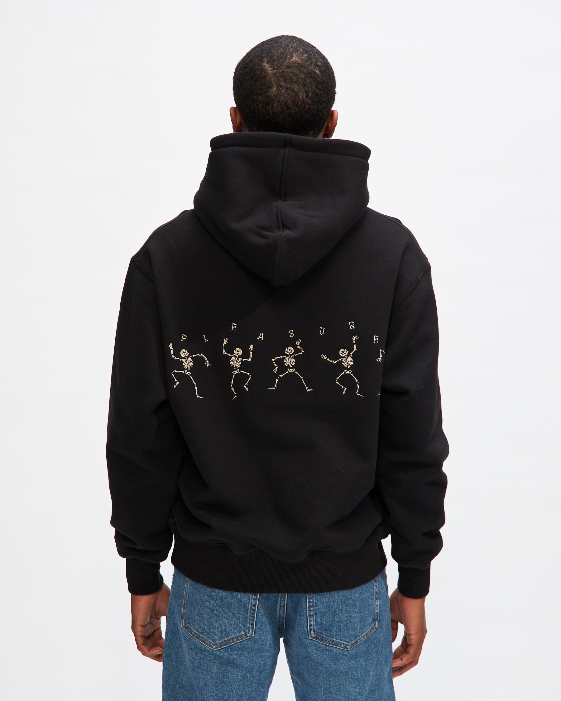 Bone Hoodie in Black